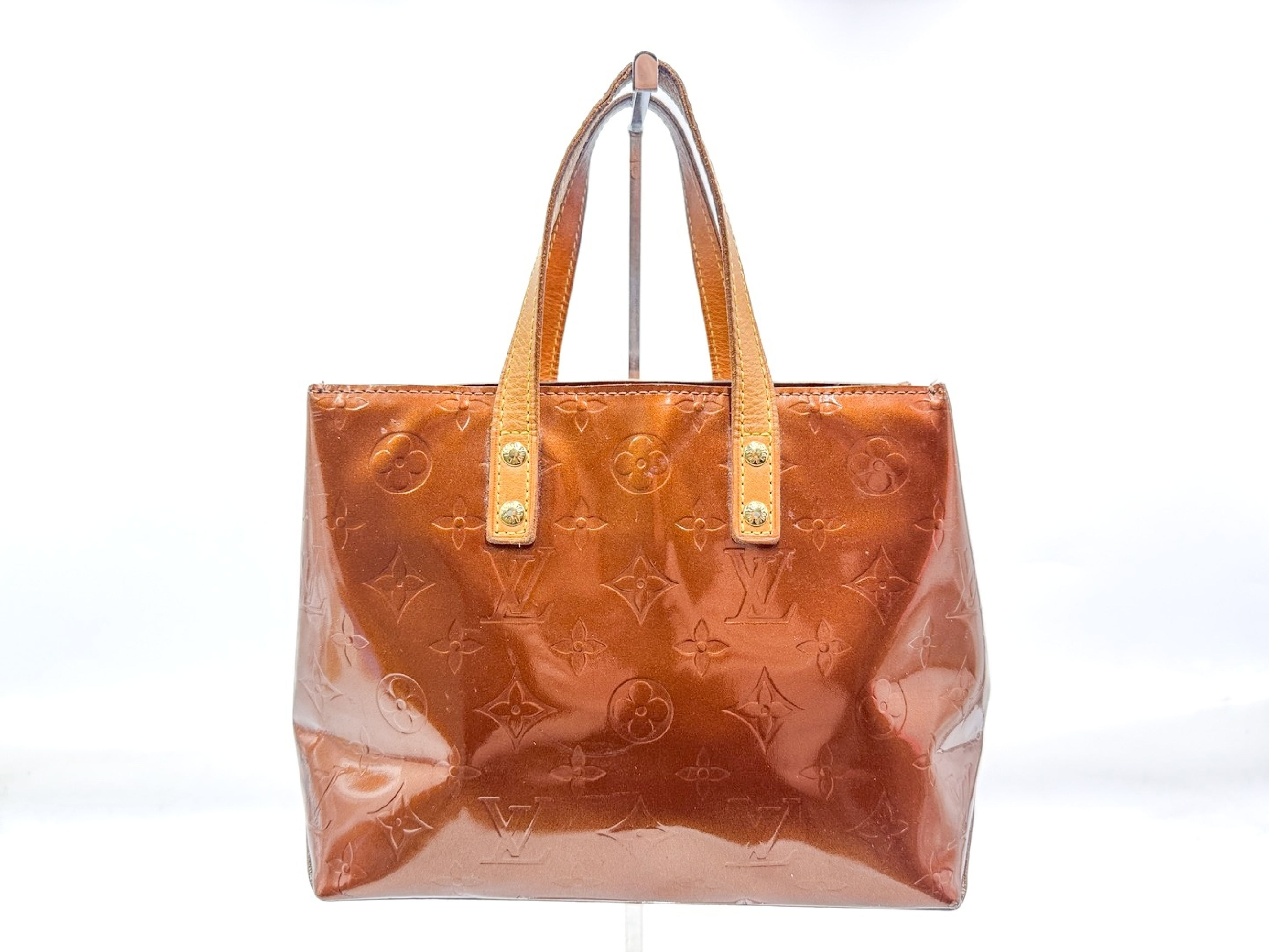 Vernis Lead PM Bronze Handbag