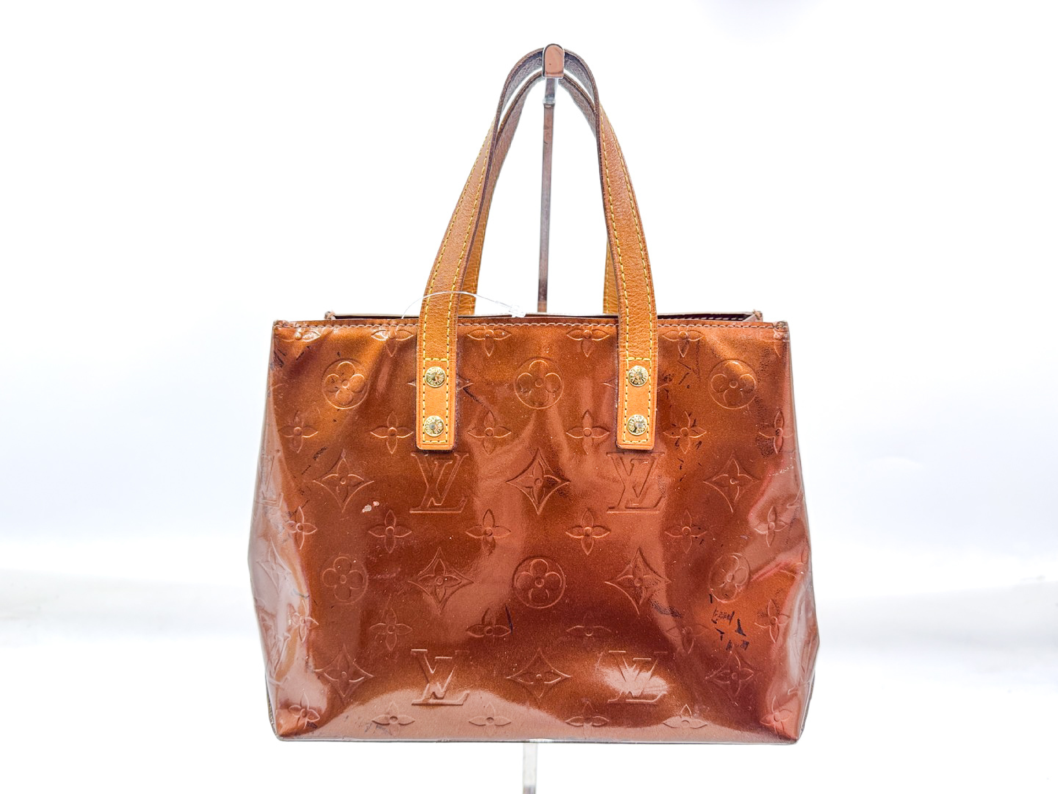 Vernis Lead PM Bronze Handbag — view 2