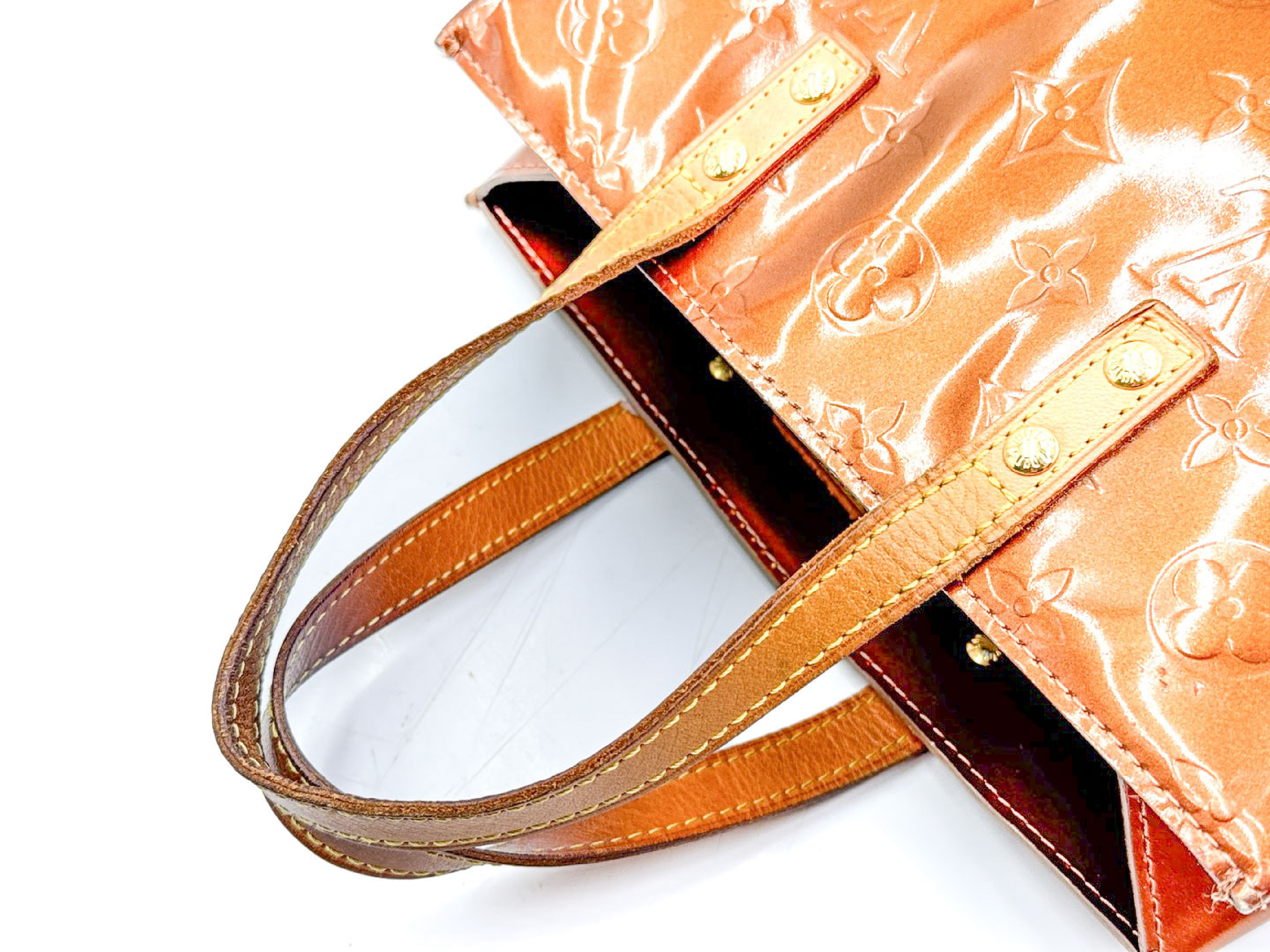Vernis Lead PM Bronze Handbag — view 3