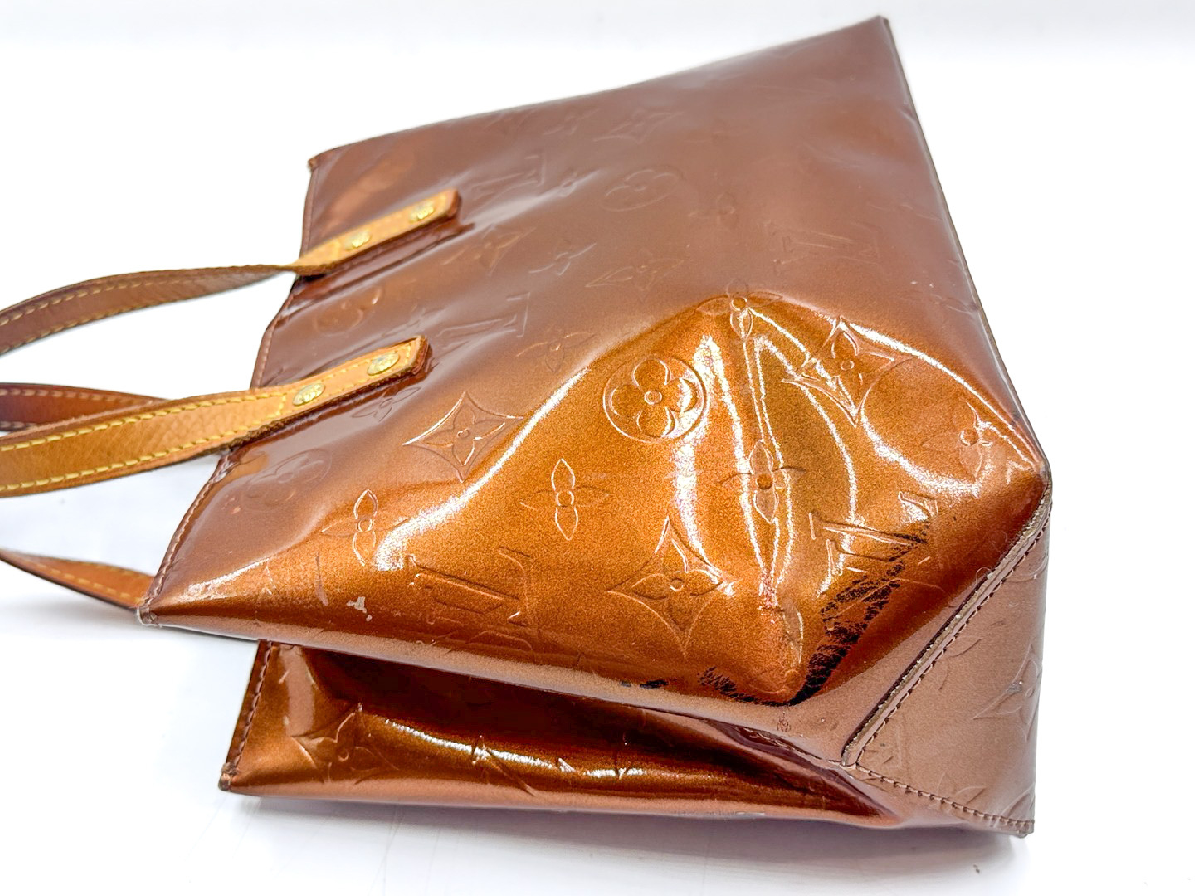 Vernis Lead PM Bronze Handbag — view 4