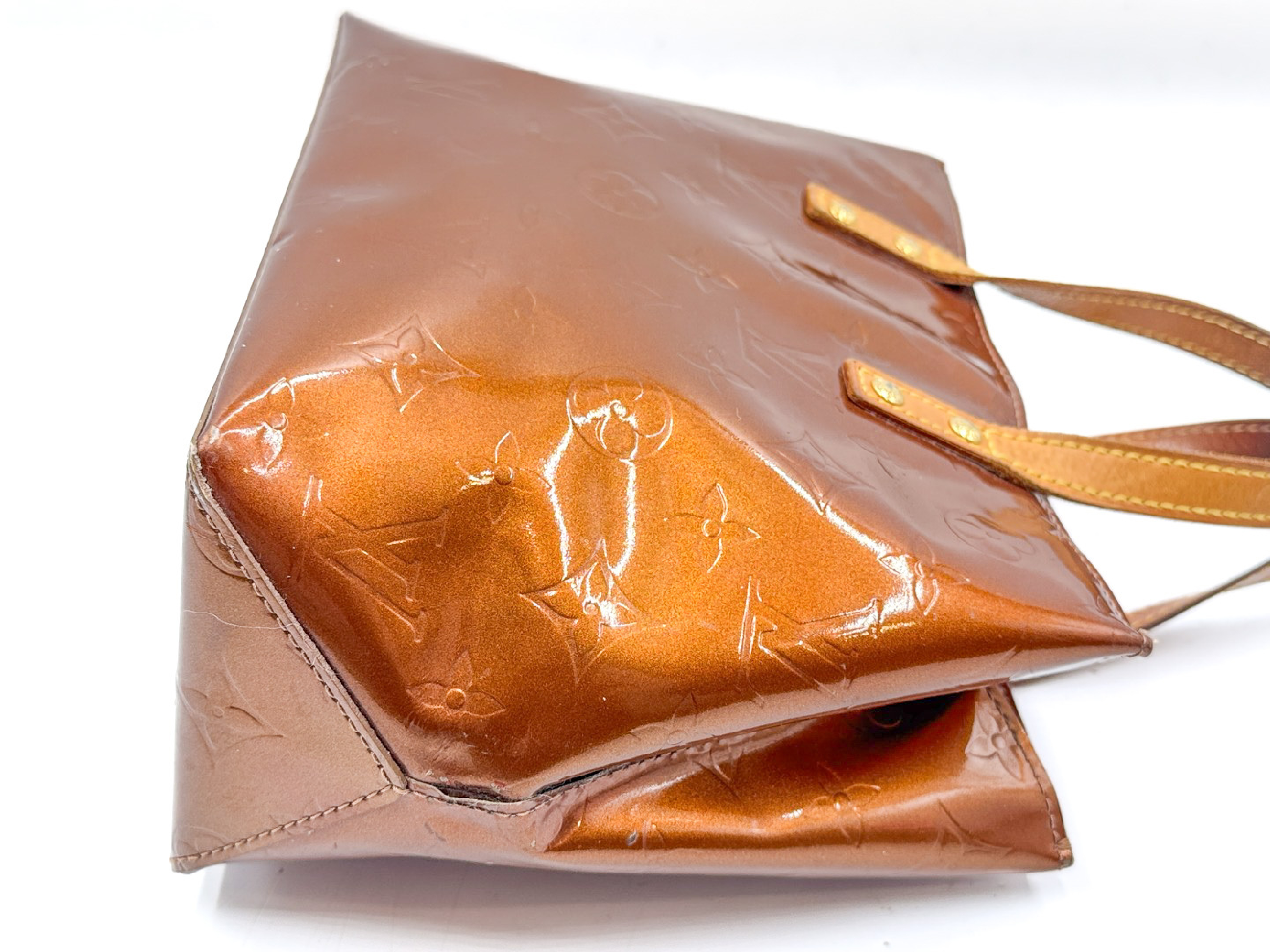 Vernis Lead PM Bronze Handbag — view 5