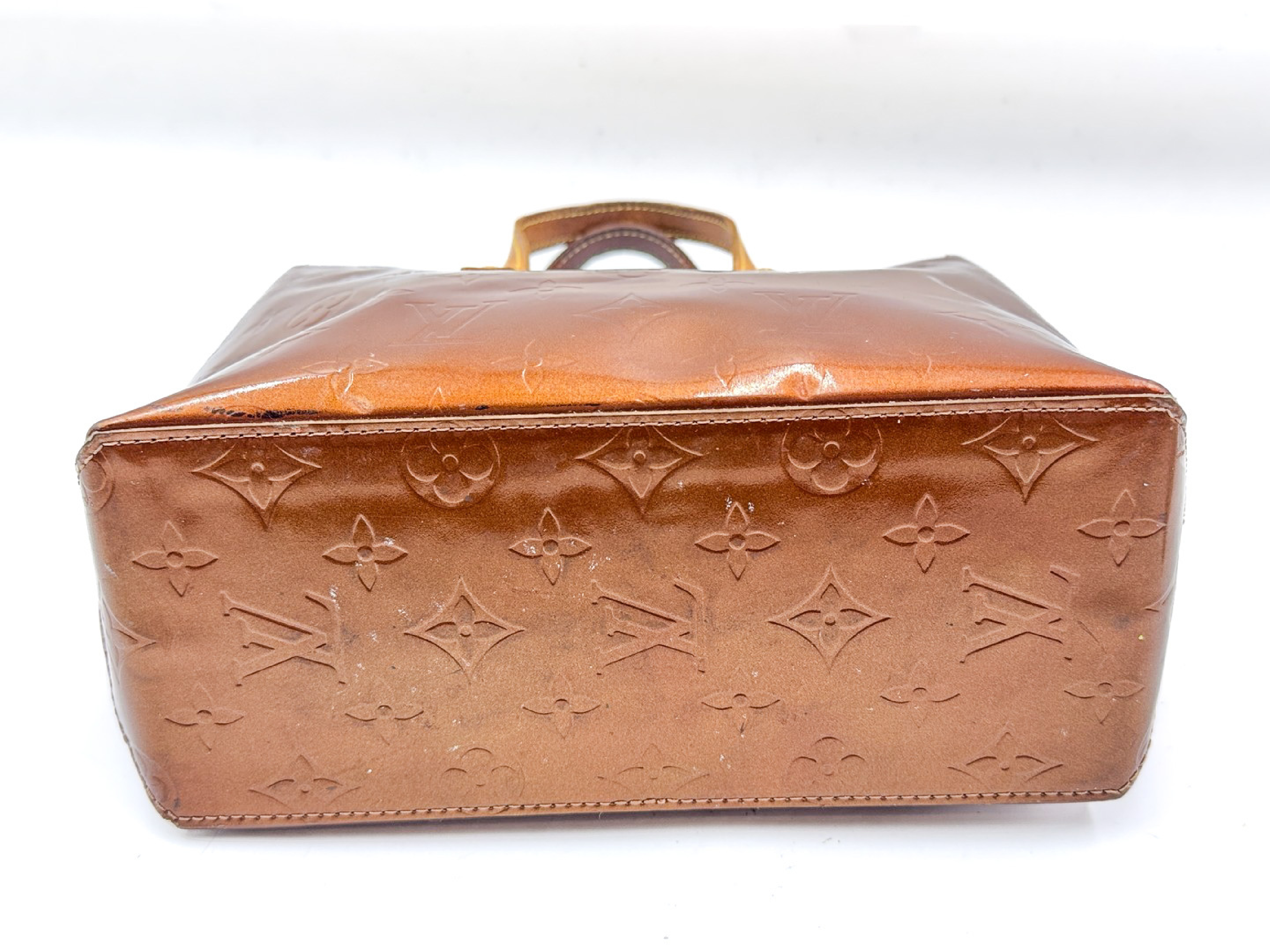 Vernis Lead PM Bronze Handbag — view 8