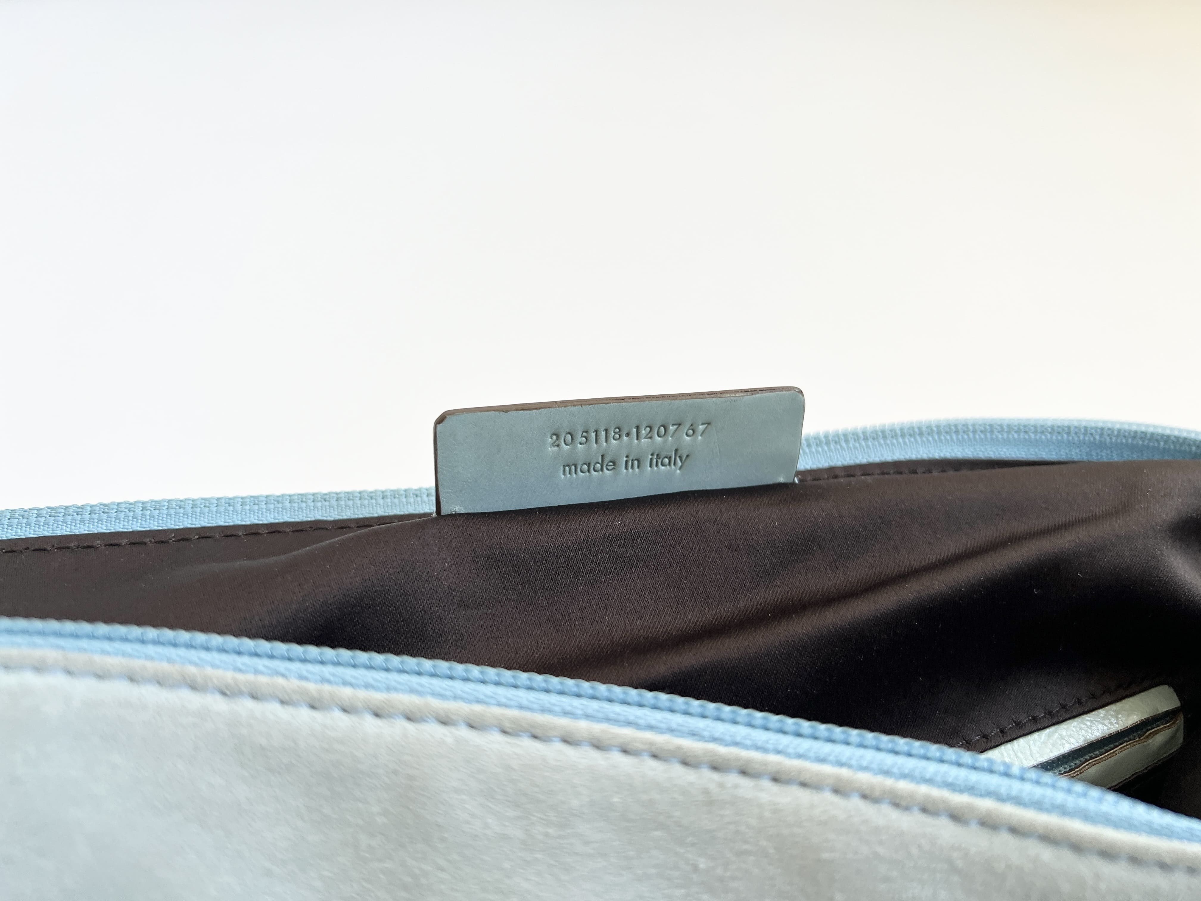 Rive Gauche Mombasa Suede Leather Ring Shoulder Bag — view 10