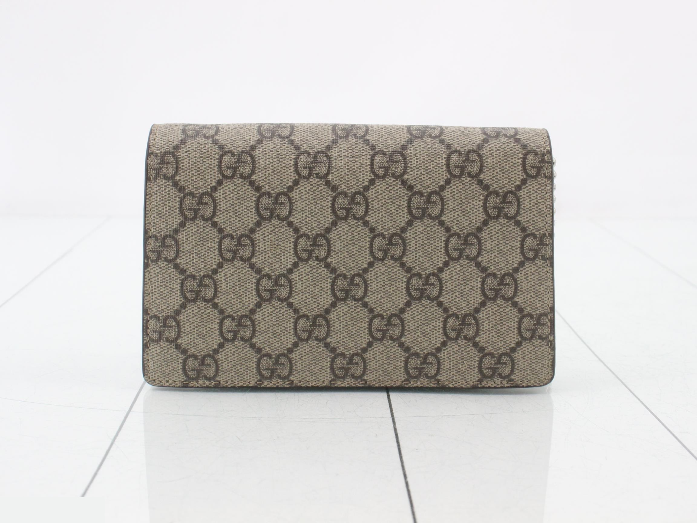 Dionysus GG Supreme Suede Chain Shoulder Bag — view 2