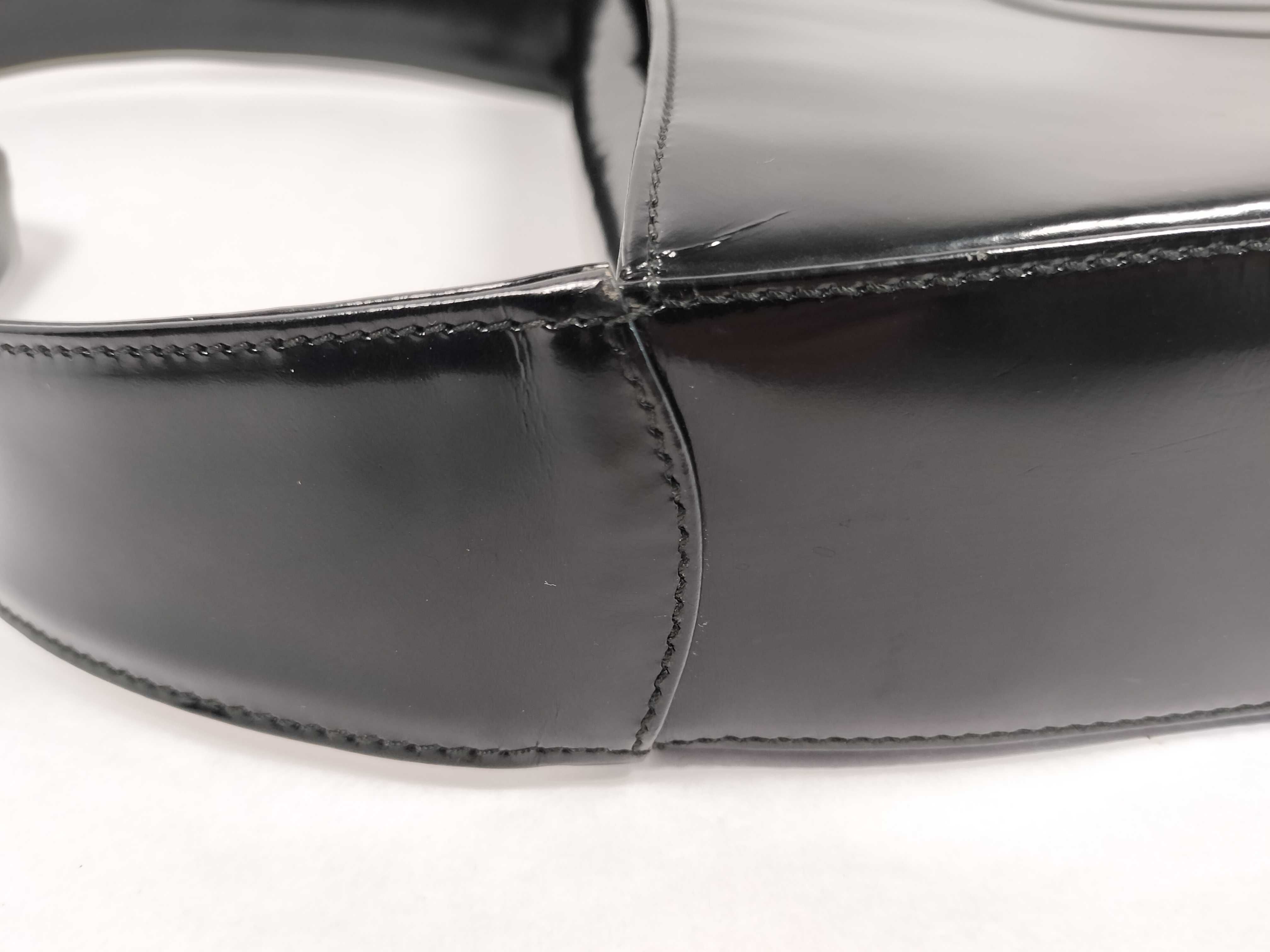 Shoulder Bag, Gucci Patent Leather One-Shoulder Bag, Interlocking GG Big Logo Shoulder Bag — view 5