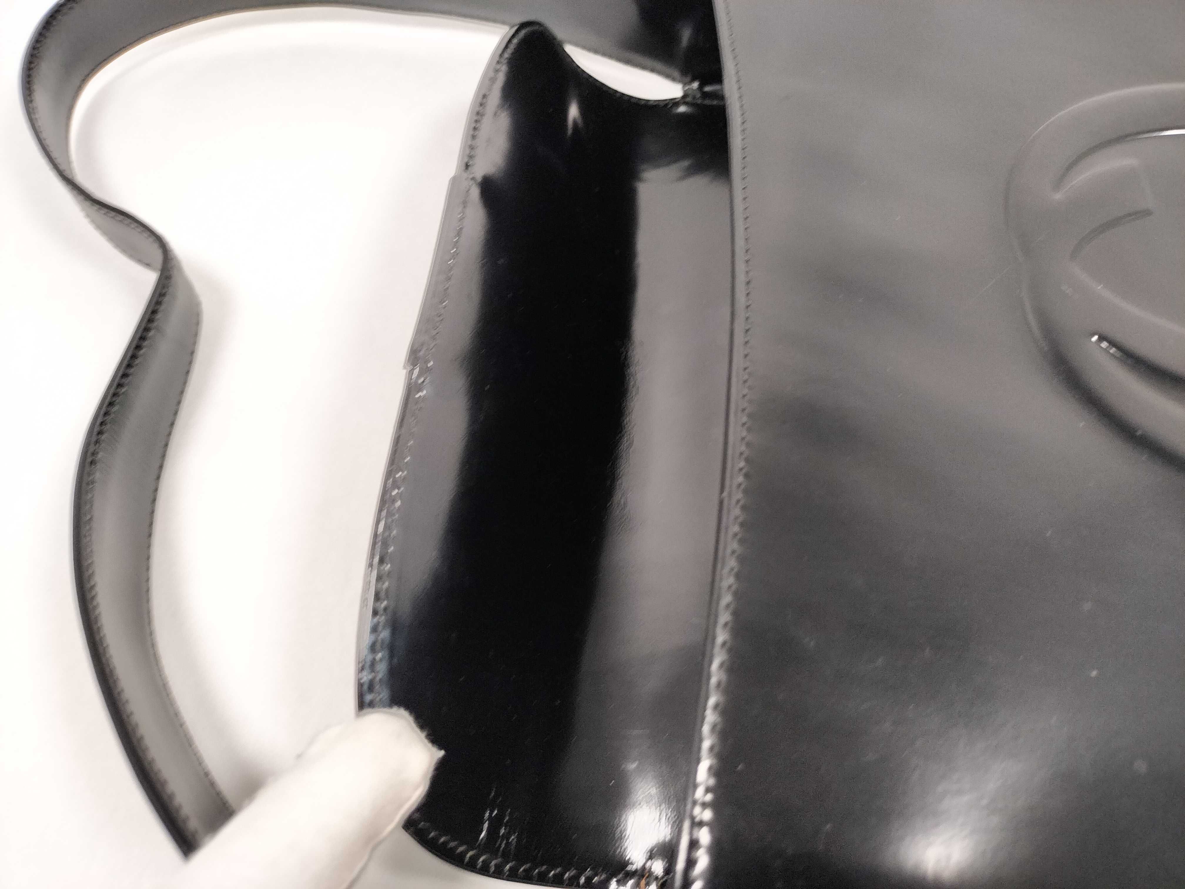Shoulder Bag, Gucci Patent Leather One-Shoulder Bag, Interlocking GG Big Logo Shoulder Bag — view 8
