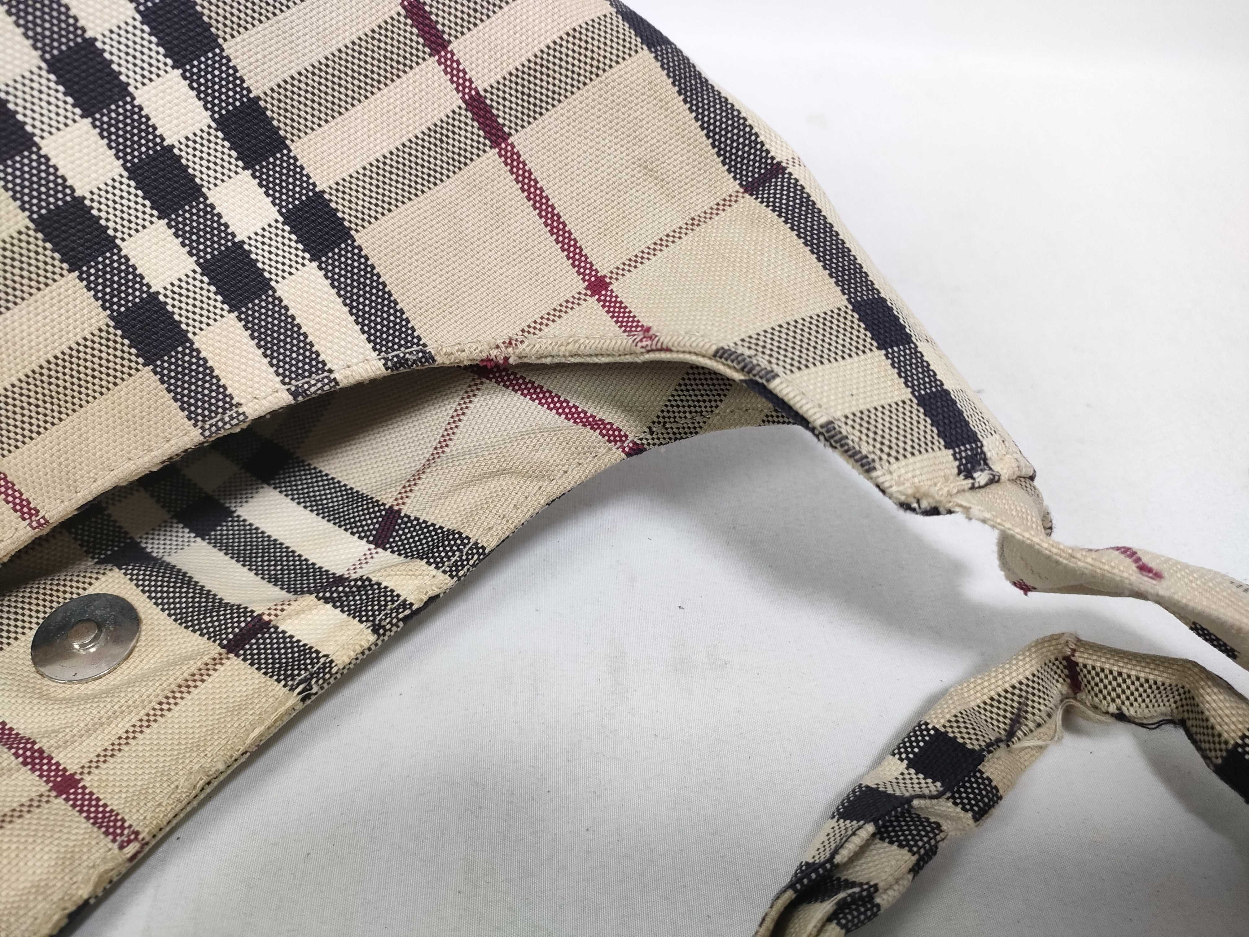 Nova Check Canvas Shoulder Bag — view 12