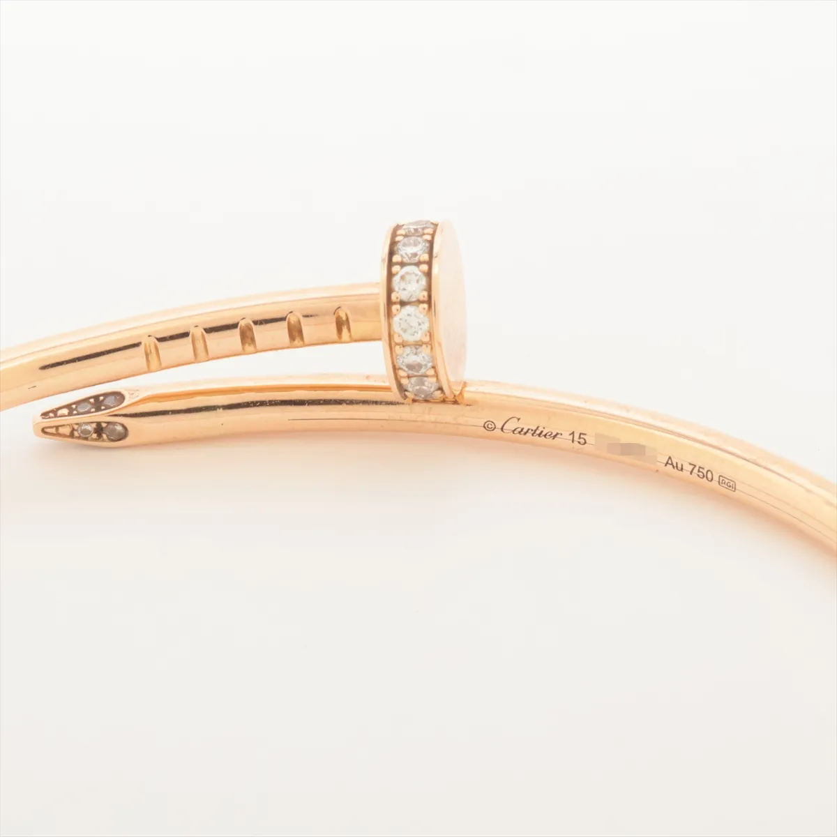 Juste un Clou SM Diamond Bracelet 750 (PG) 8.4g 15 TAT594 Distortion — view 4