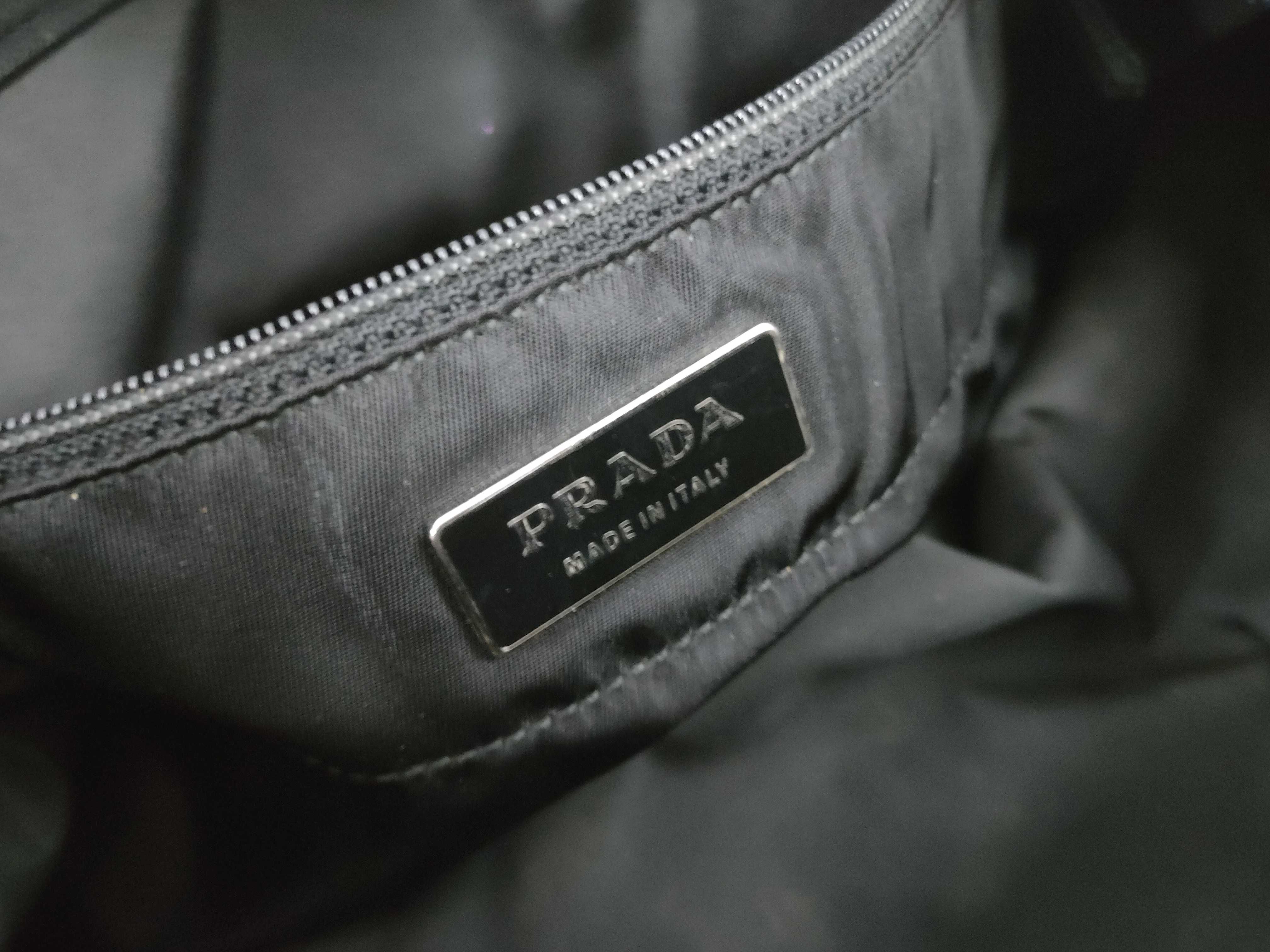 nylon black tote bag — view 12