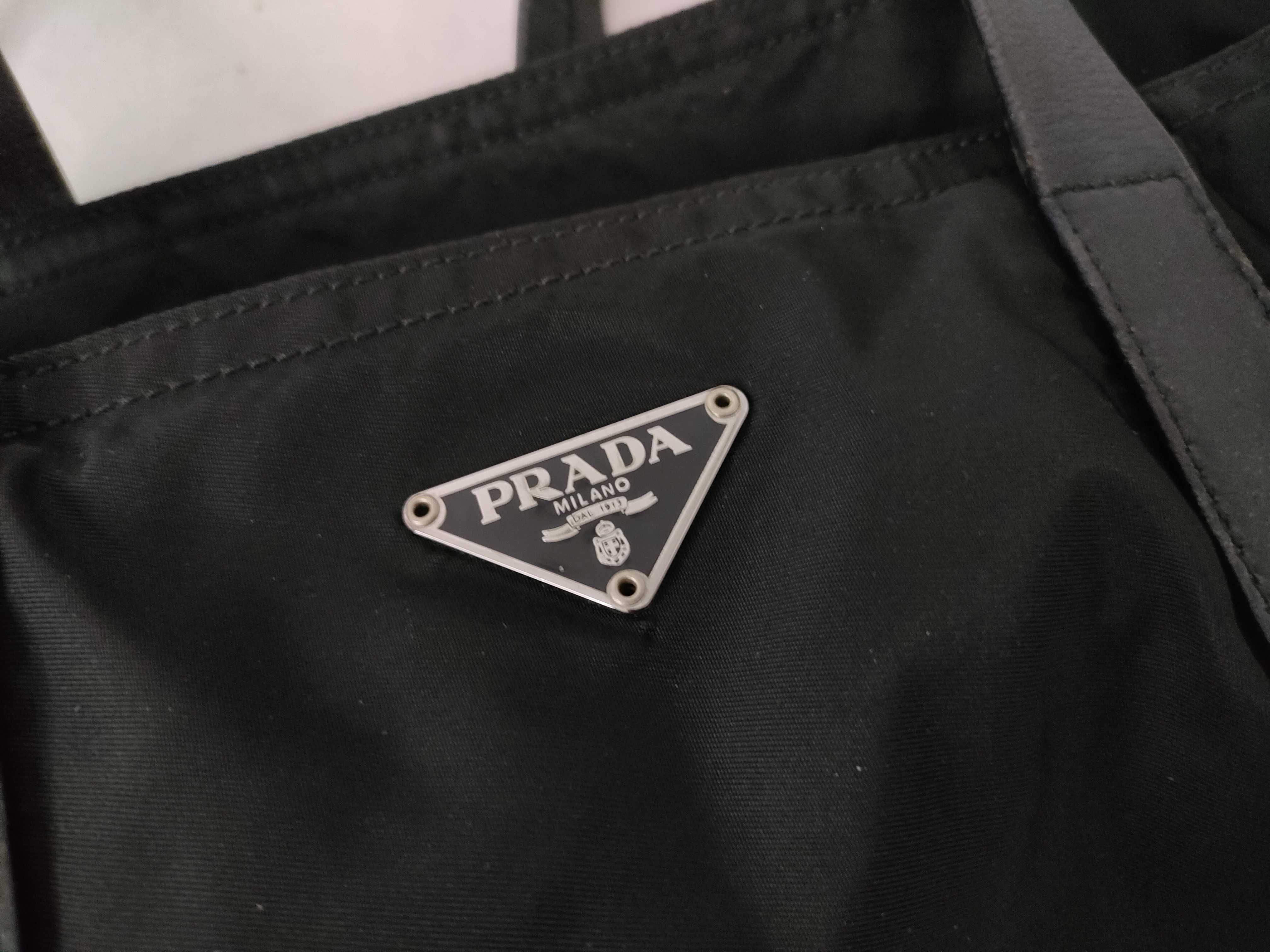 nylon black tote bag — view 14