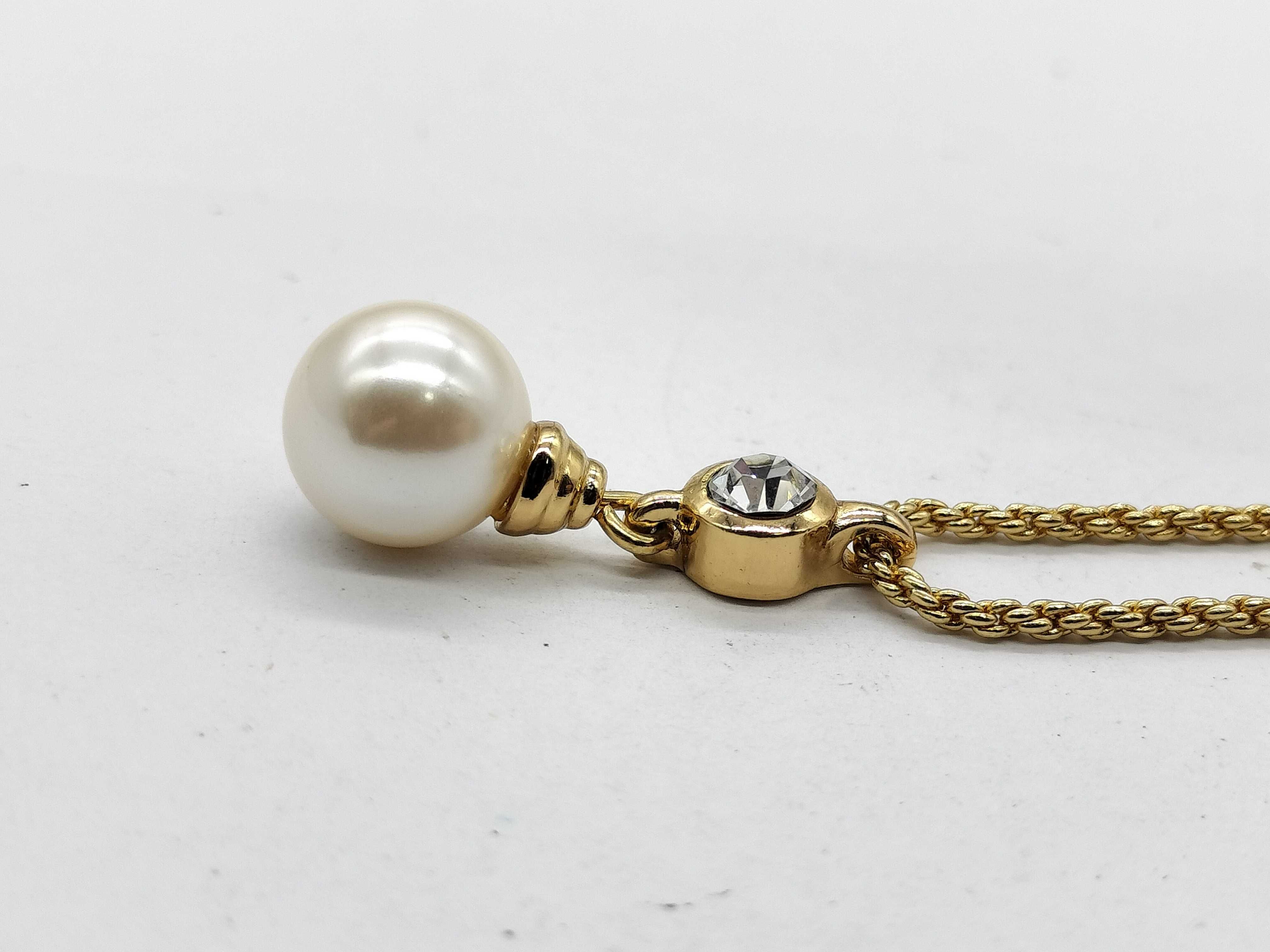Faux Pearl Necklace — view 2