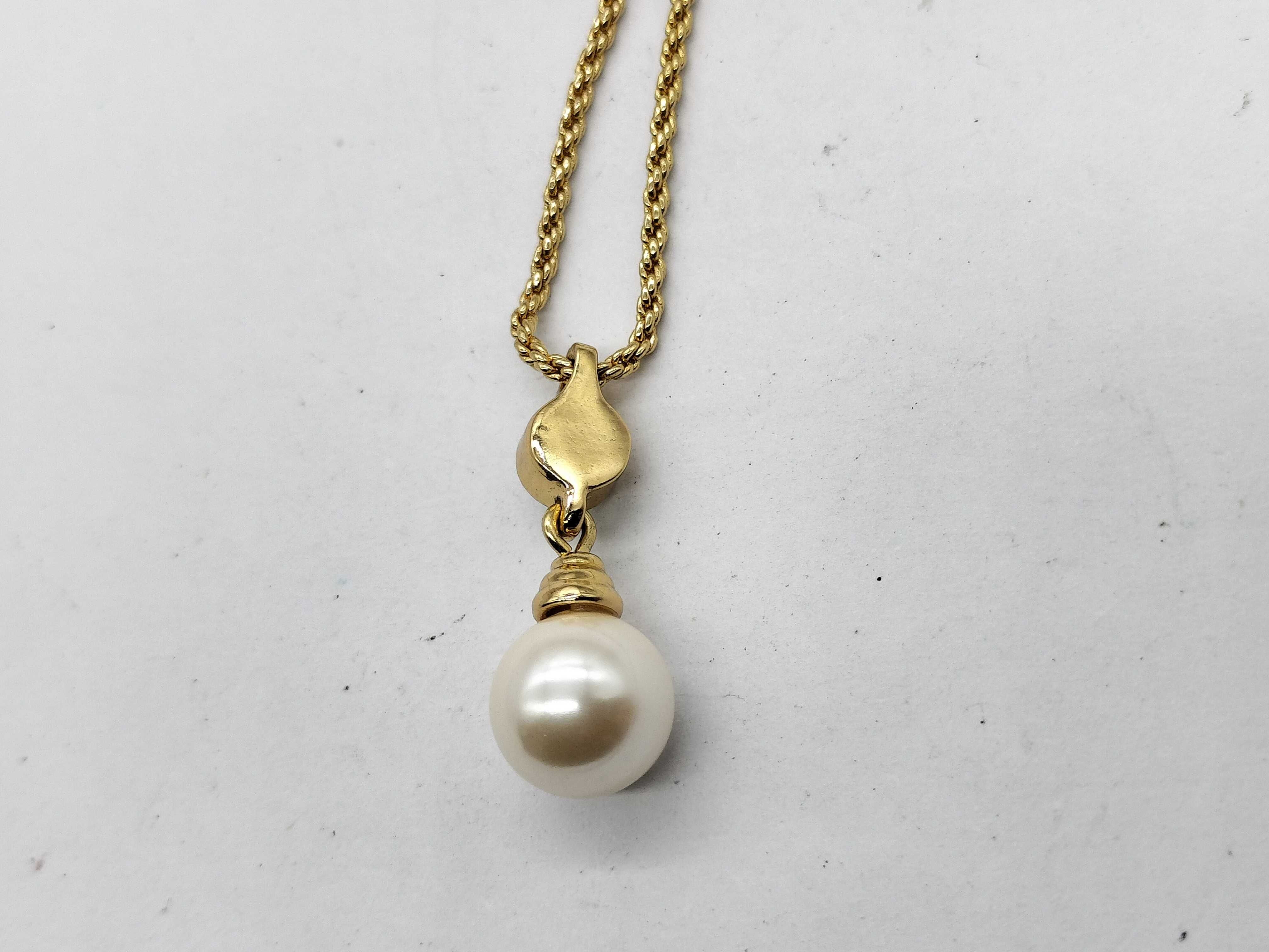 Faux Pearl Necklace — view 3