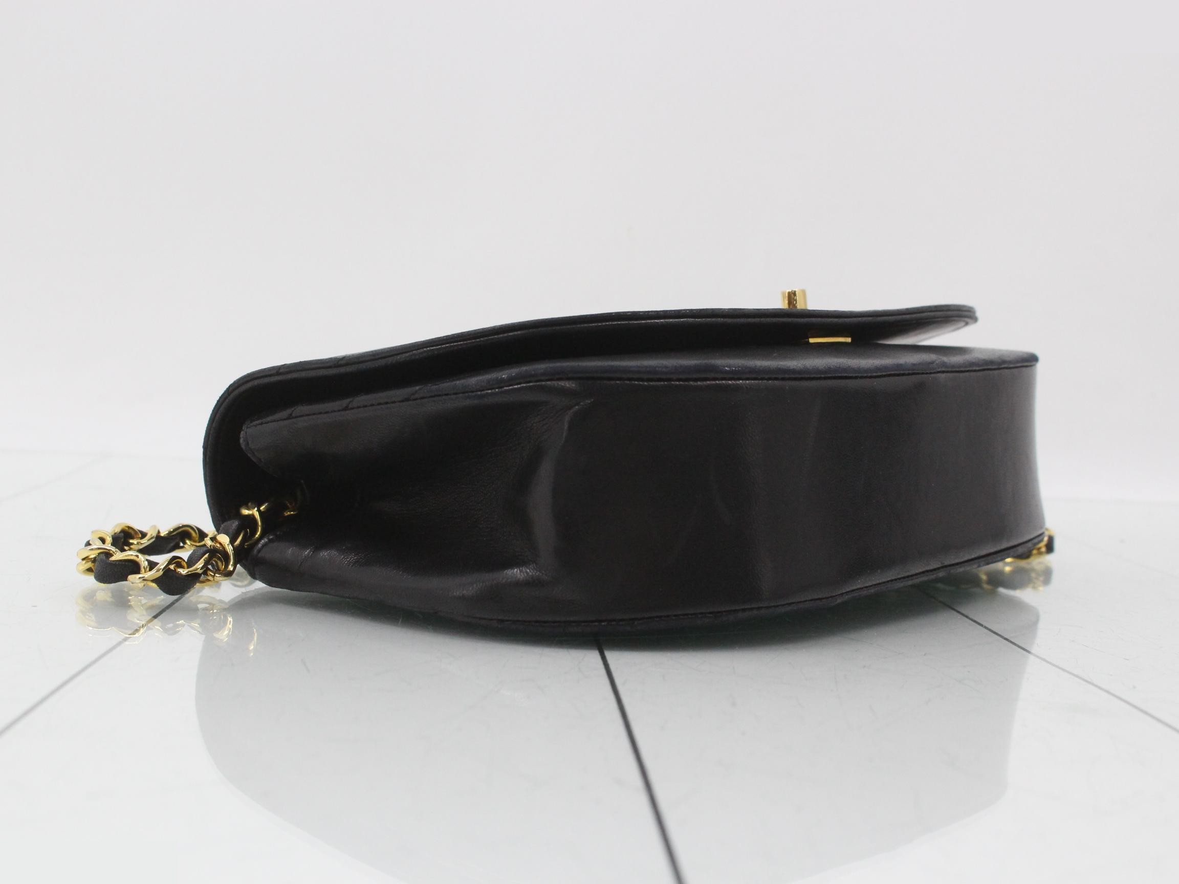Half-moon chain shoulder bag 0677452 Lambskin — view 5
