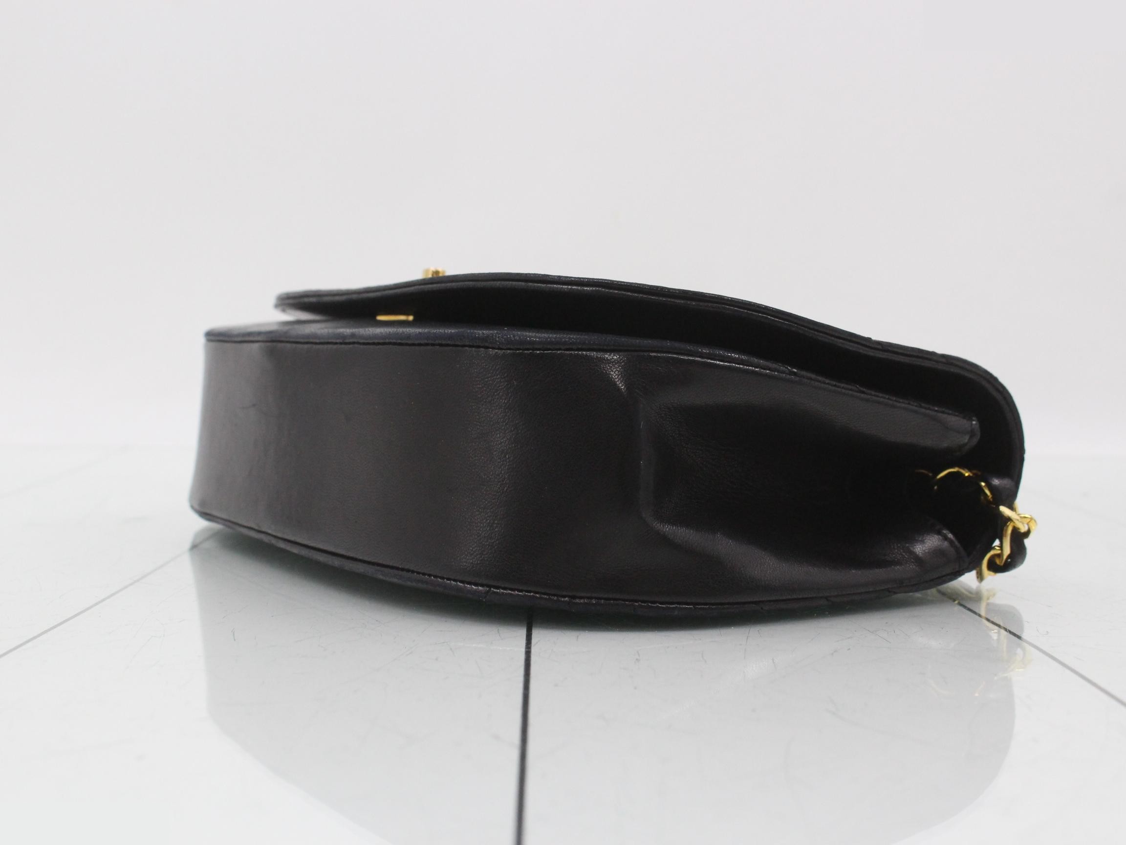 Half-moon chain shoulder bag 0677452 Lambskin — view 6