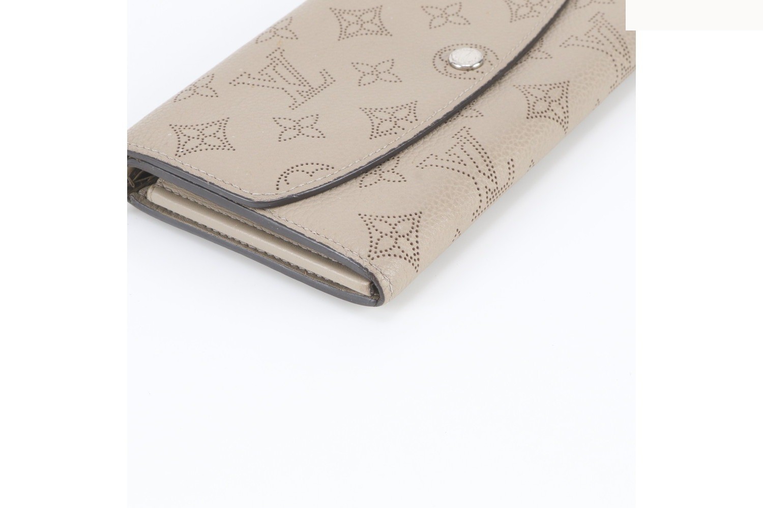 Mahina Portefeuille Iris Galet Leather Long Wallet — view 3