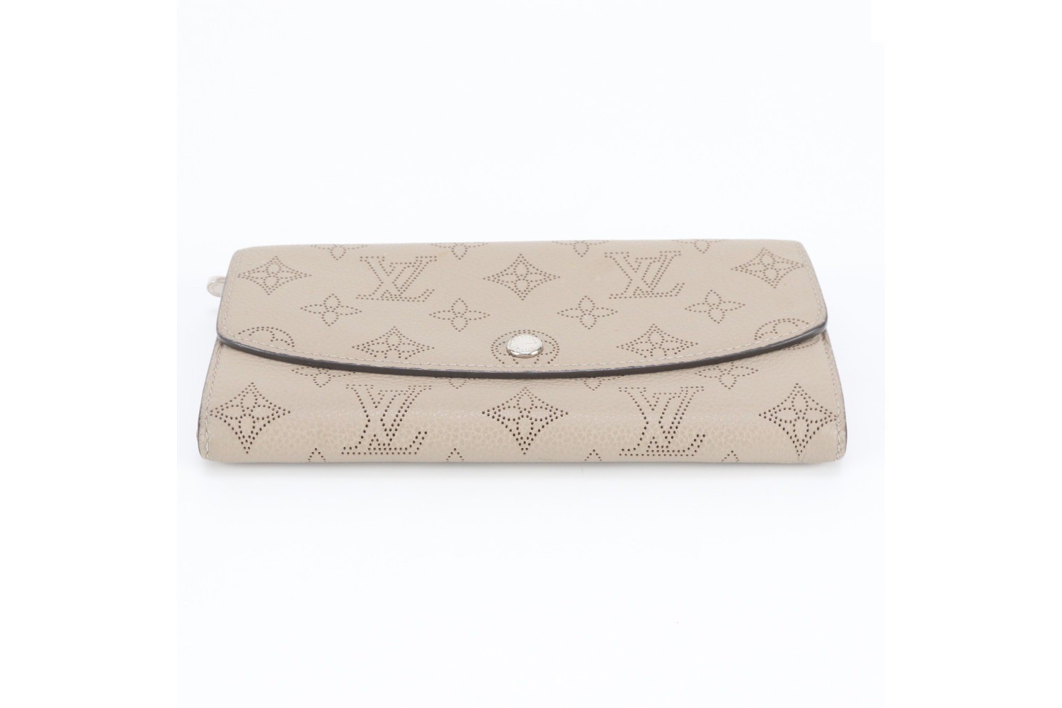 Mahina Portefeuille Iris Galet Leather Long Wallet — view 5