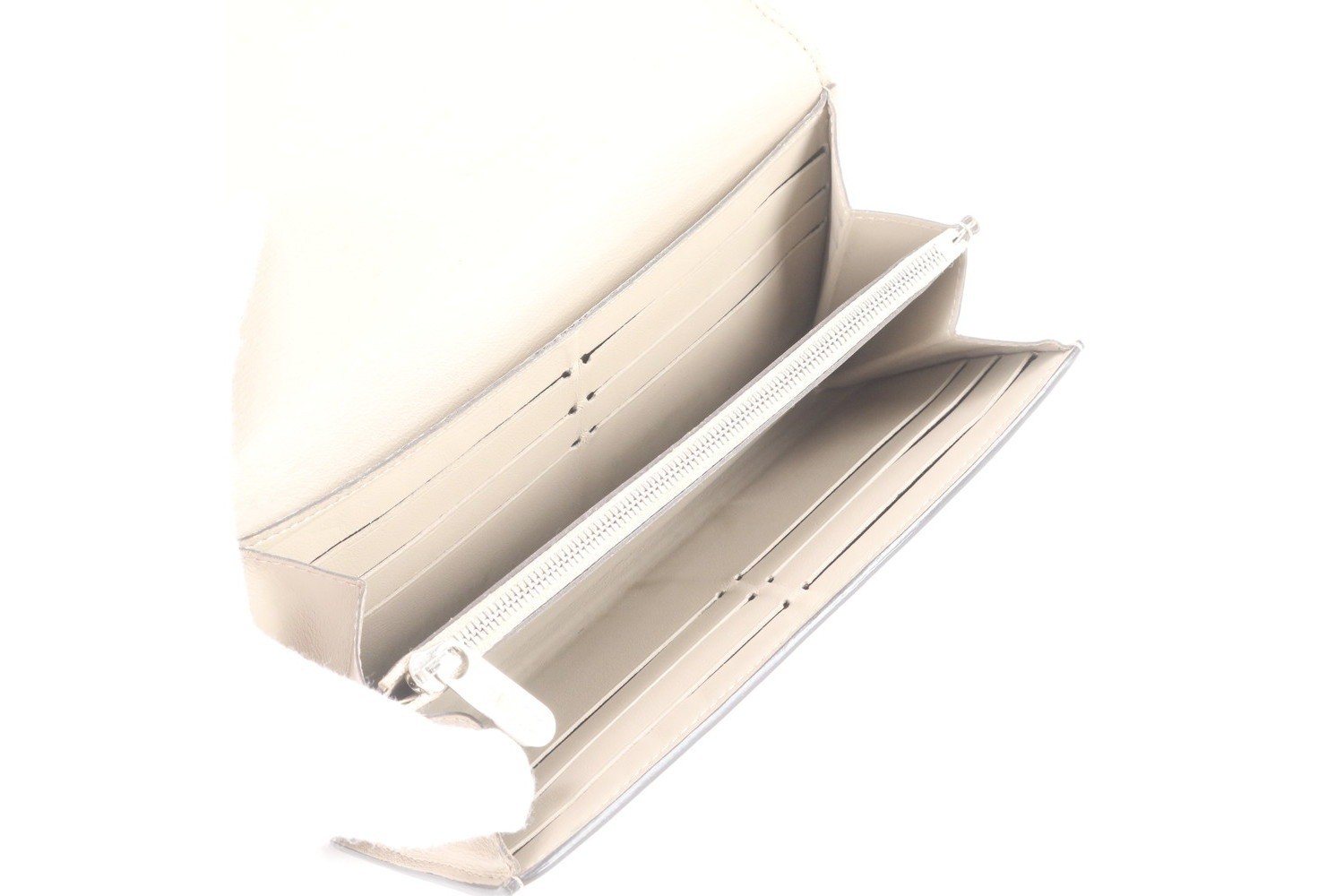 Mahina Portefeuille Iris Galet Leather Long Wallet — view 6