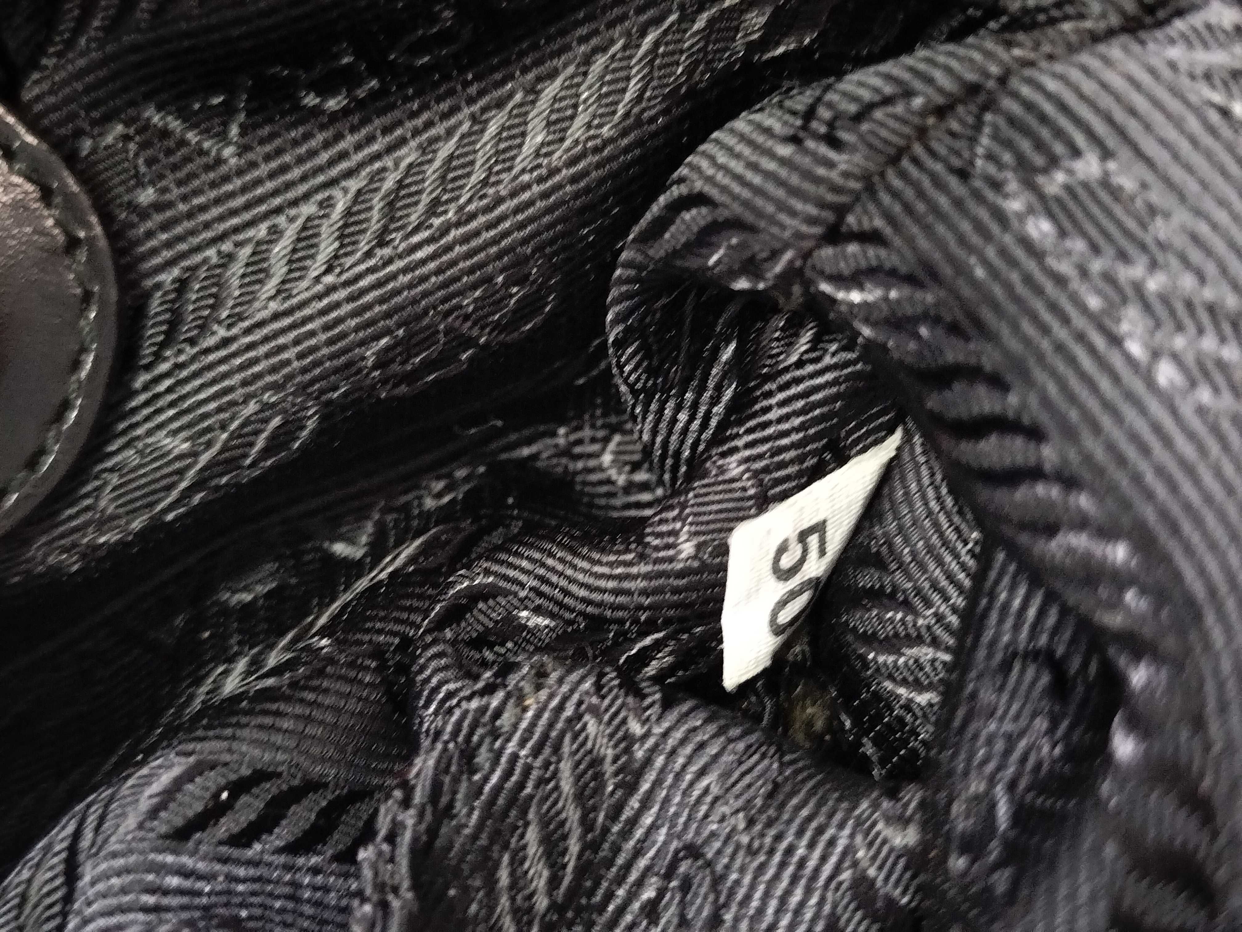 nylon handbag, black handbag. — view 9