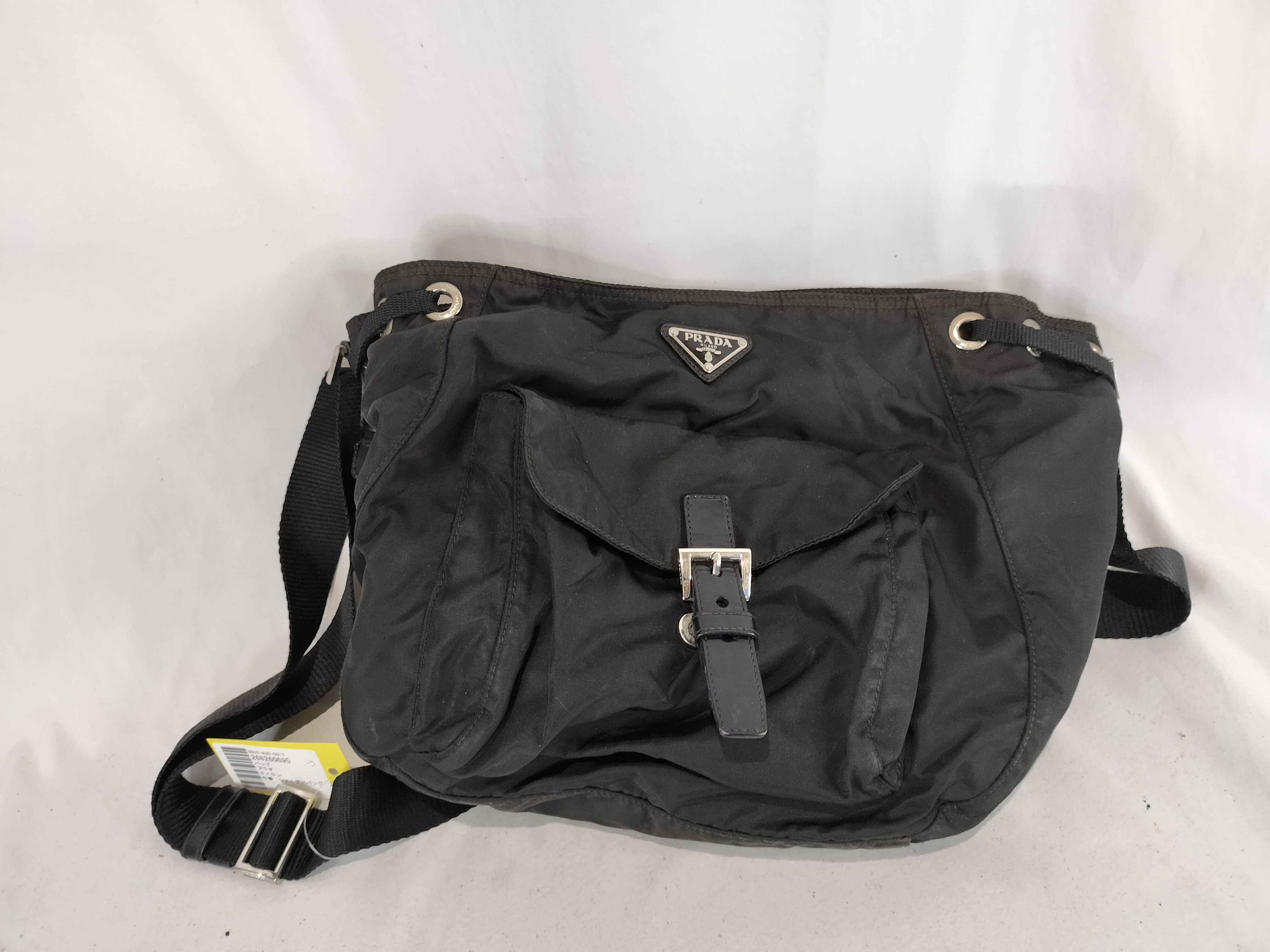 Nylon Drawstring Shoulder Bag