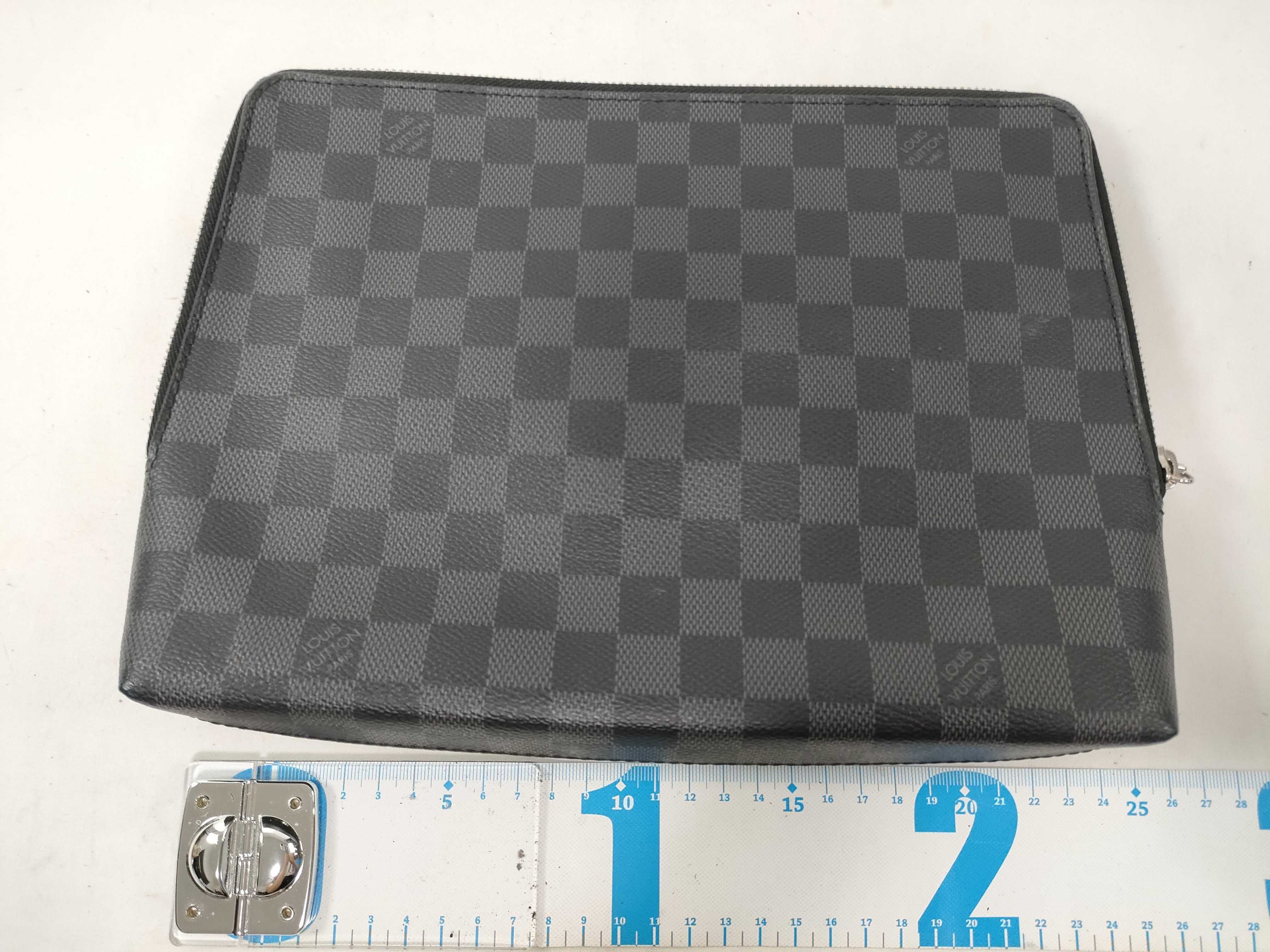 Damier Graphite ID- Damier Graphite Canvas Pouch N60417#RI0241 Second Bag — view 2