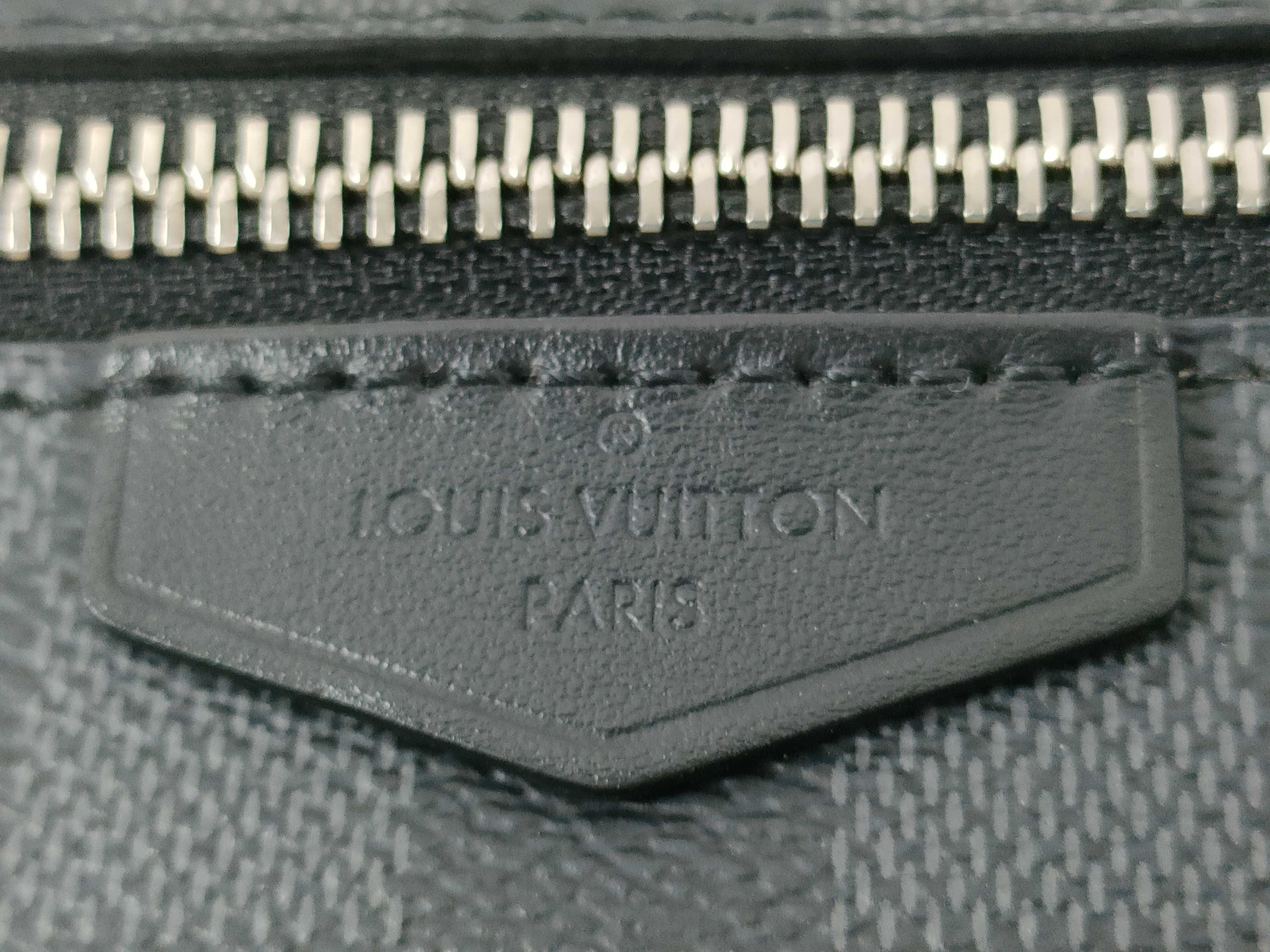 Damier Graphite ID- Damier Graphite Canvas Pouch N60417#RI0241 Second Bag — view 15