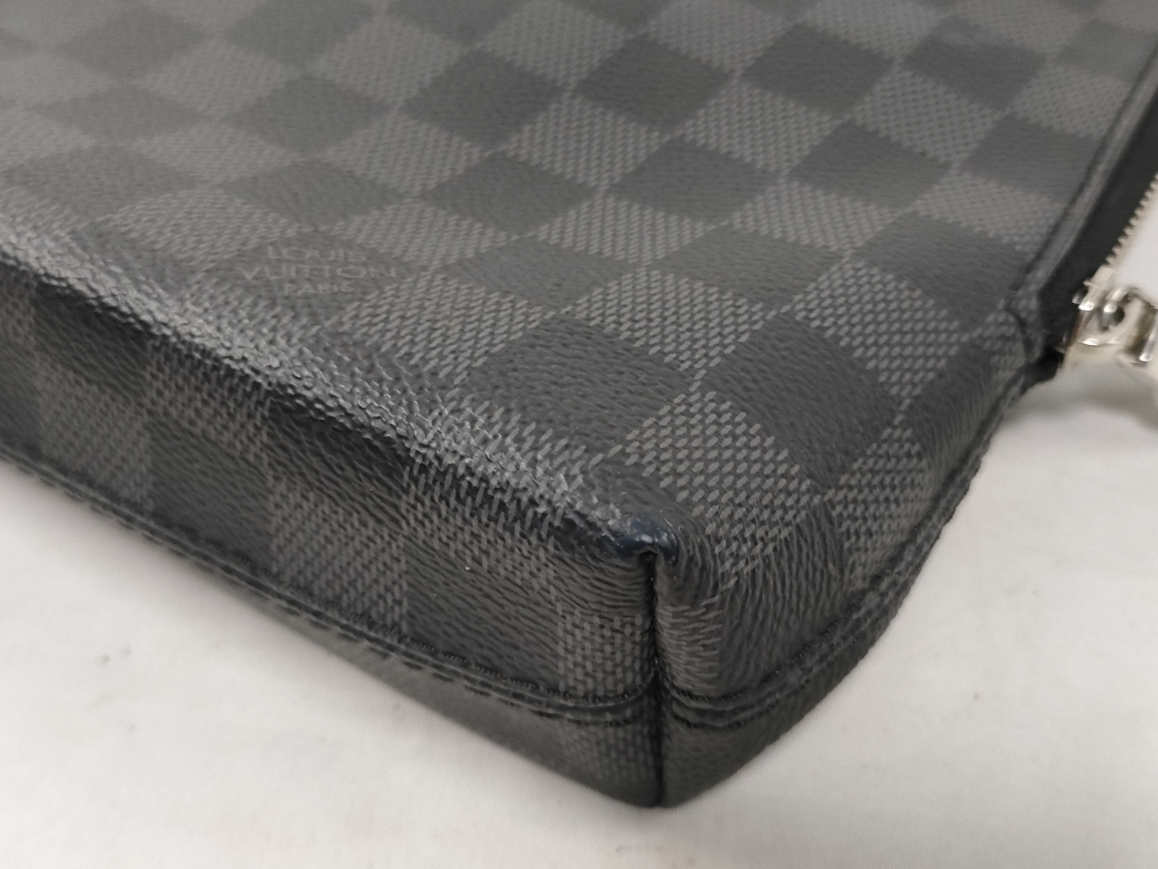 Damier Graphite ID- Damier Graphite Canvas Pouch N60417#RI0241 Second Bag — view 4