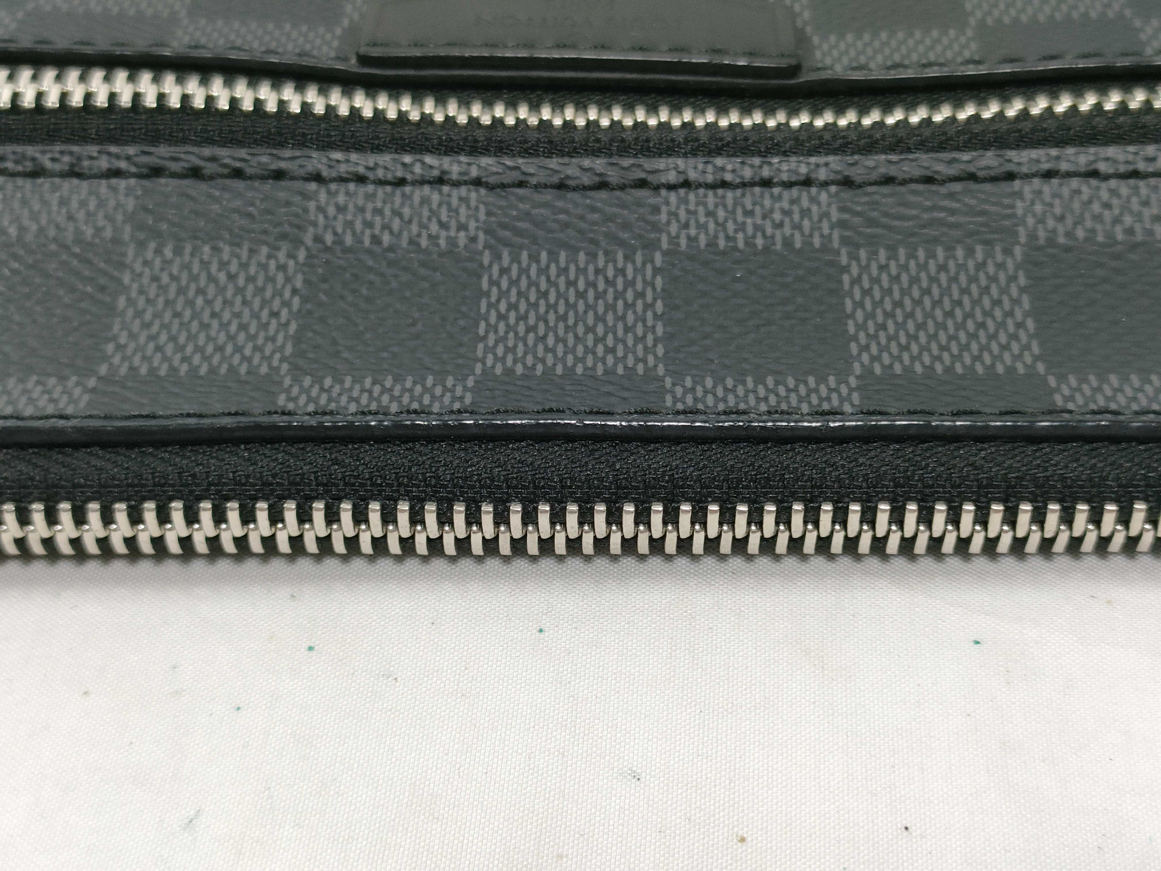 Damier Graphite ID- Damier Graphite Canvas Pouch N60417#RI0241 Second Bag — view 8