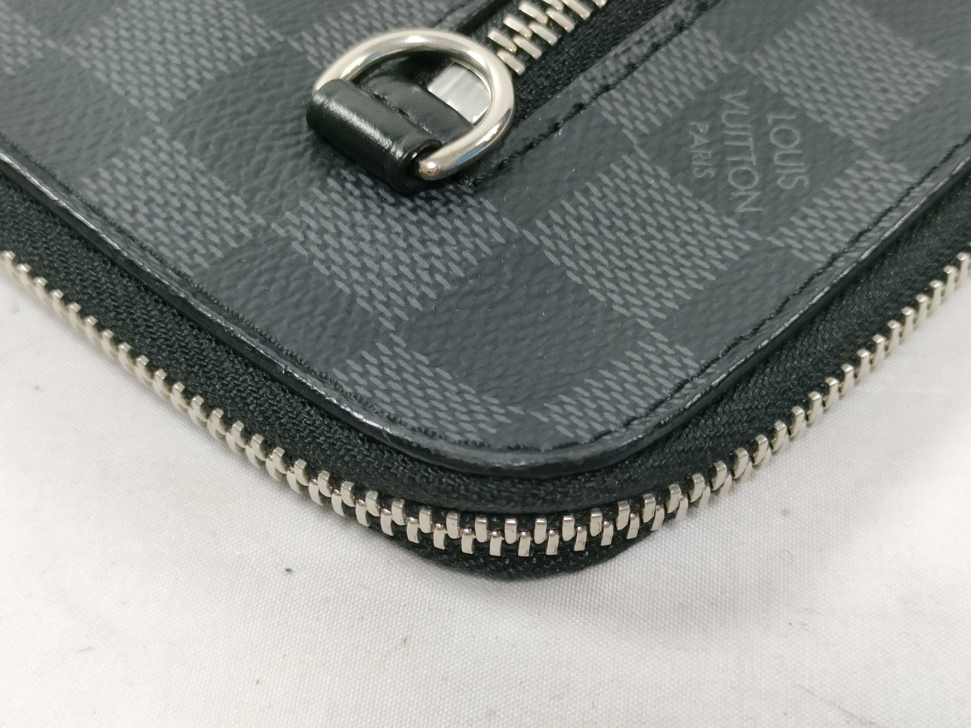 Damier Graphite ID- Damier Graphite Canvas Pouch N60417#RI0241 Second Bag — view 9