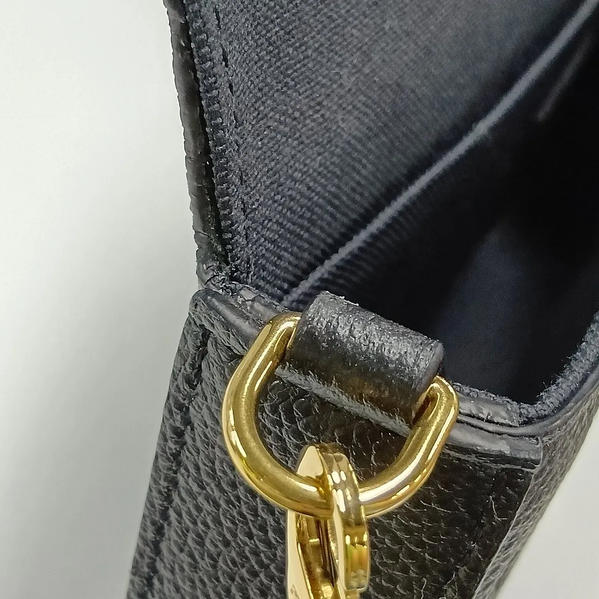 Monogram Empreinte Pochette Felicie M82477 Black (RFID detected) — view 12