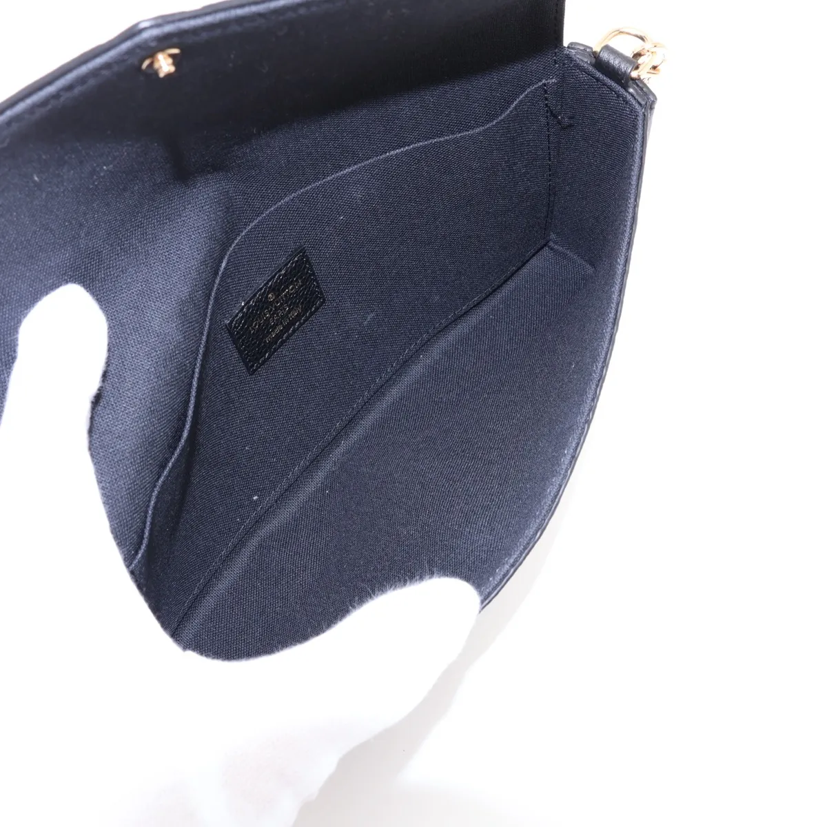 Monogram Empreinte Pochette Felicie M82477 Black (RFID detected) — view 6