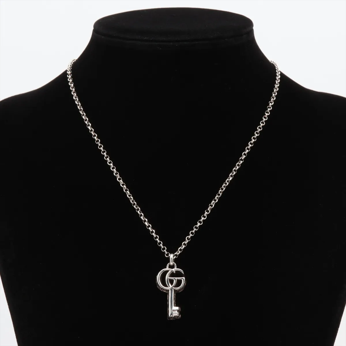 Arabesque Double G Key Necklace 925 Total Weight: 15.5g Silver — view 5