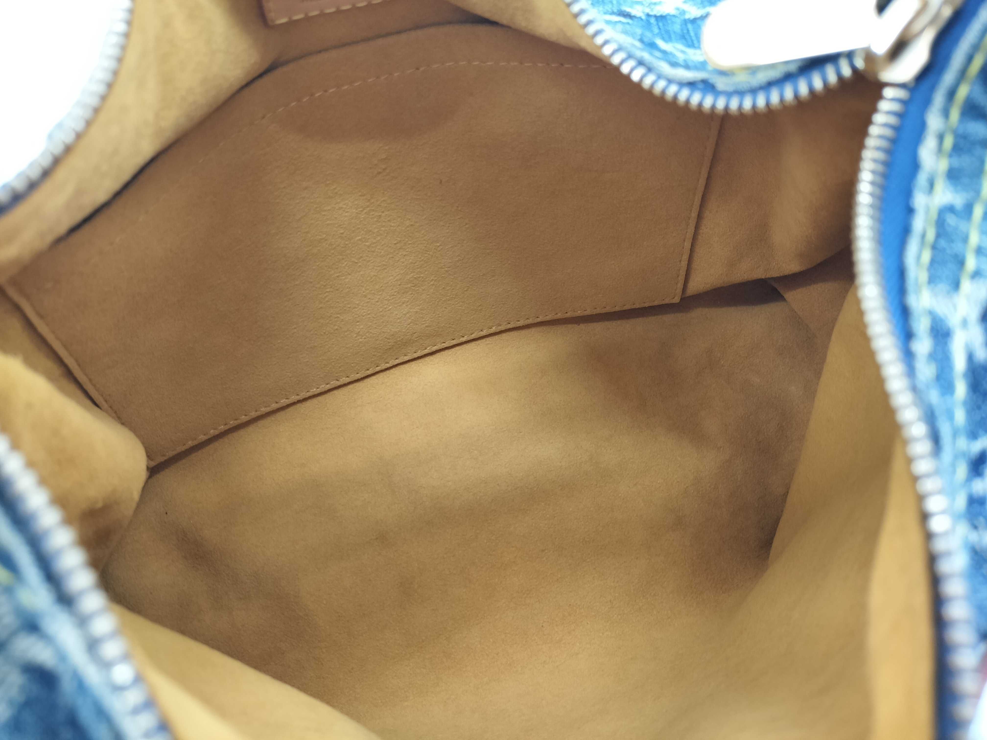 Monogram Denim Baggy PM Shoulder Bag — view 11
