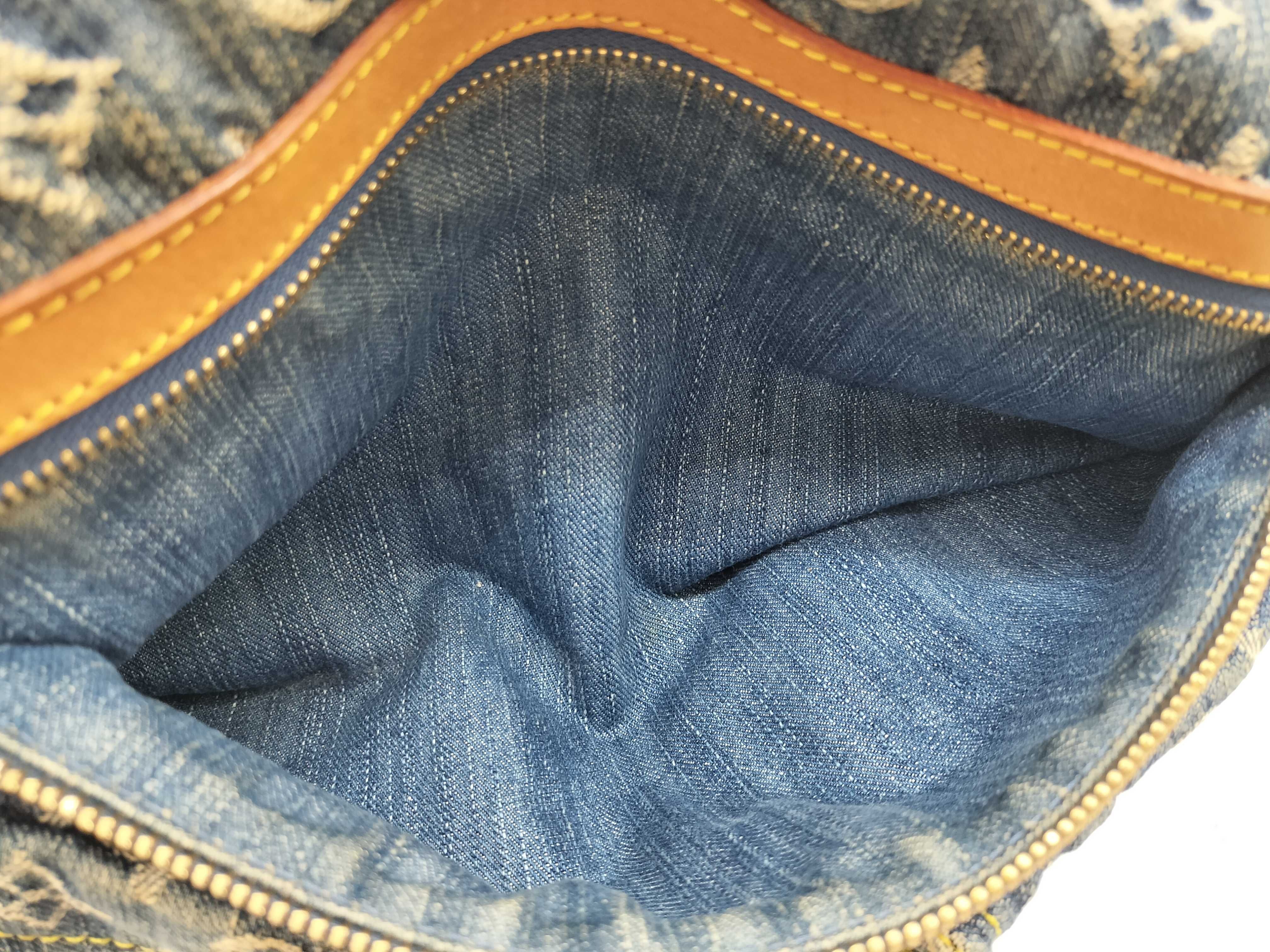 Monogram Denim Baggy PM Shoulder Bag — view 15