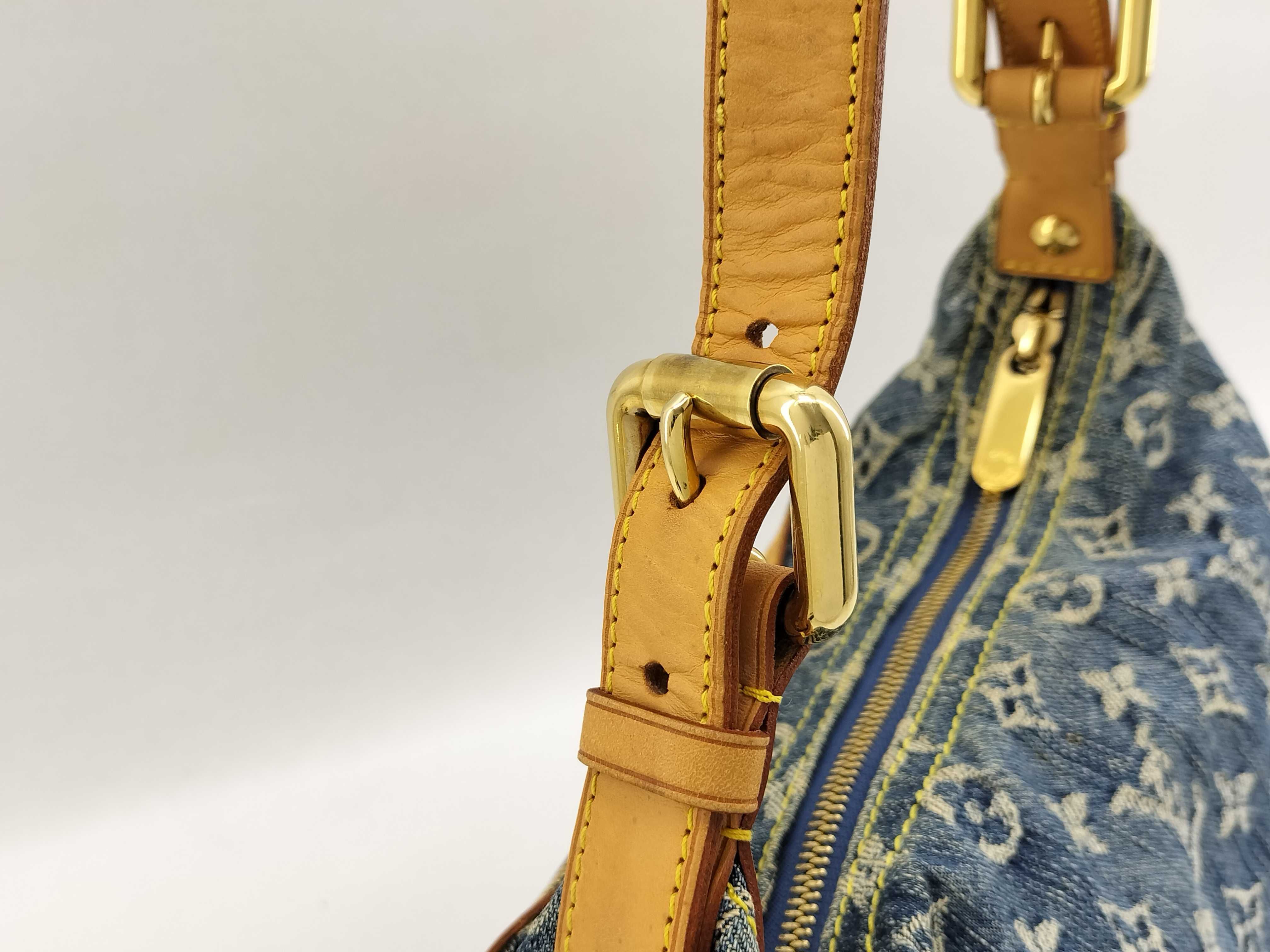 Monogram Denim Baggy PM Shoulder Bag — view 3