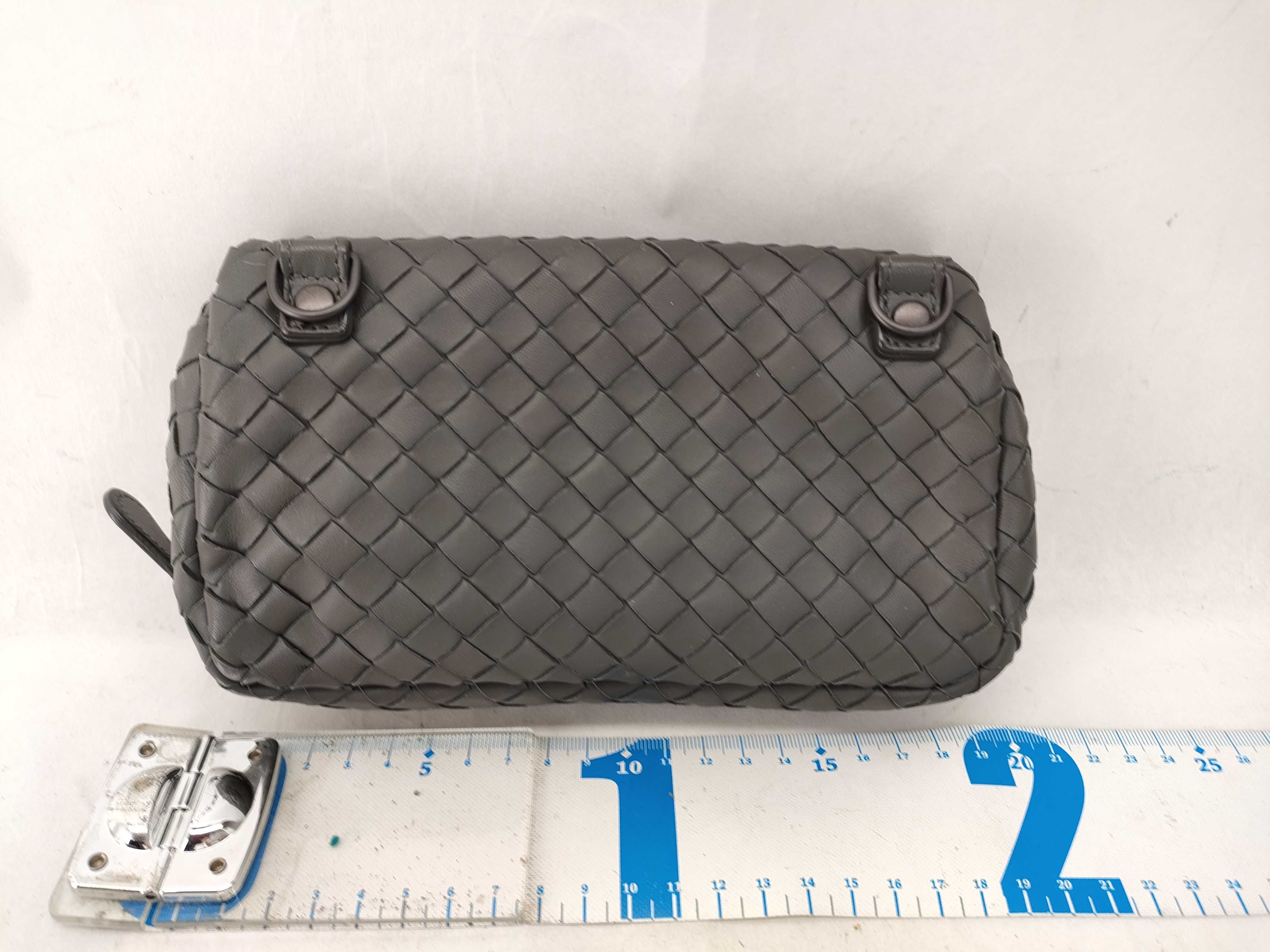 Intrecciato ID- Olimpia 19 Leather Grey Crossbody SHW B07870439X Shoulder Bag — view 2