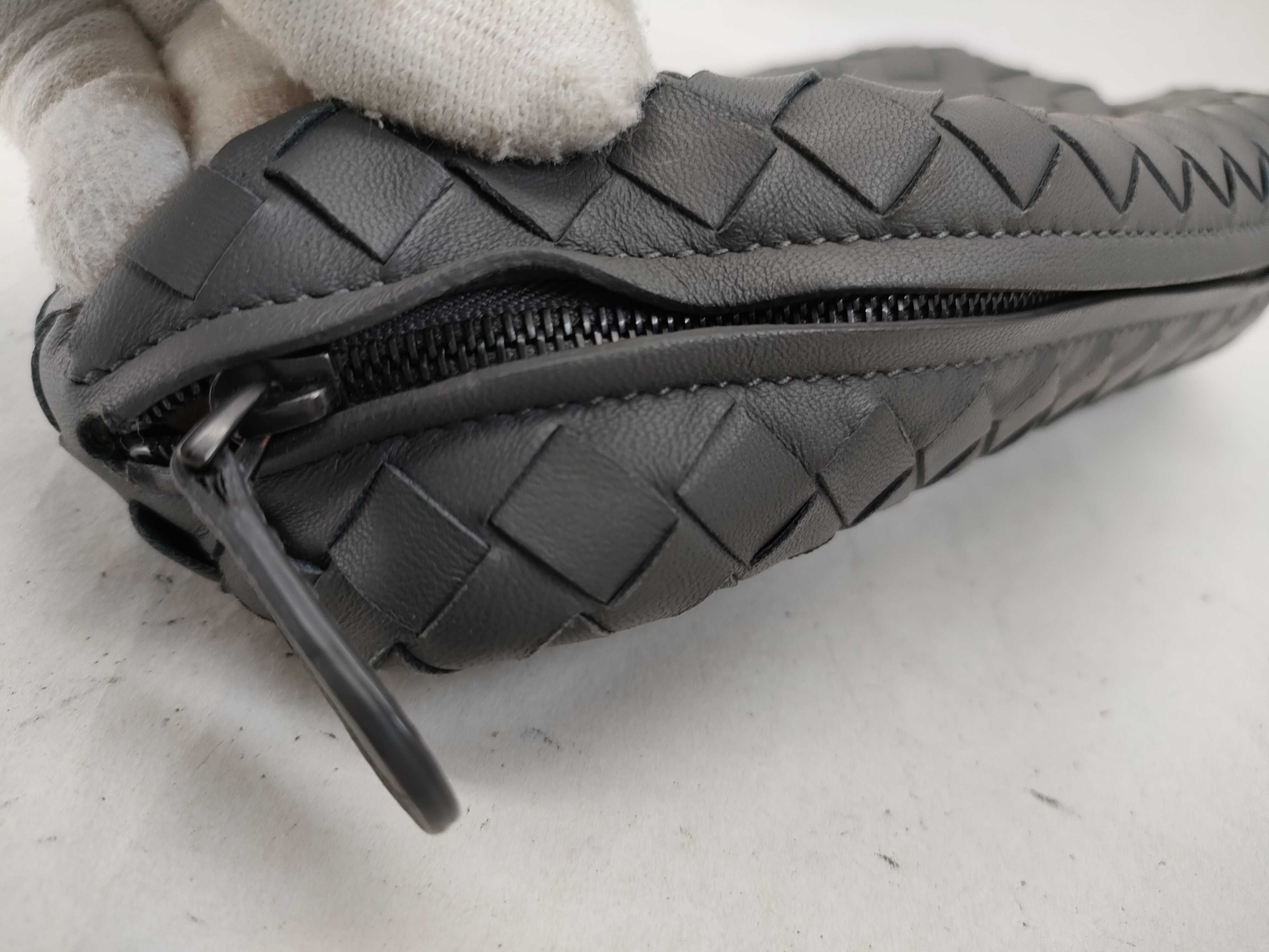 Intrecciato ID- Olimpia 19 Leather Grey Crossbody SHW B07870439X Shoulder Bag — view 5