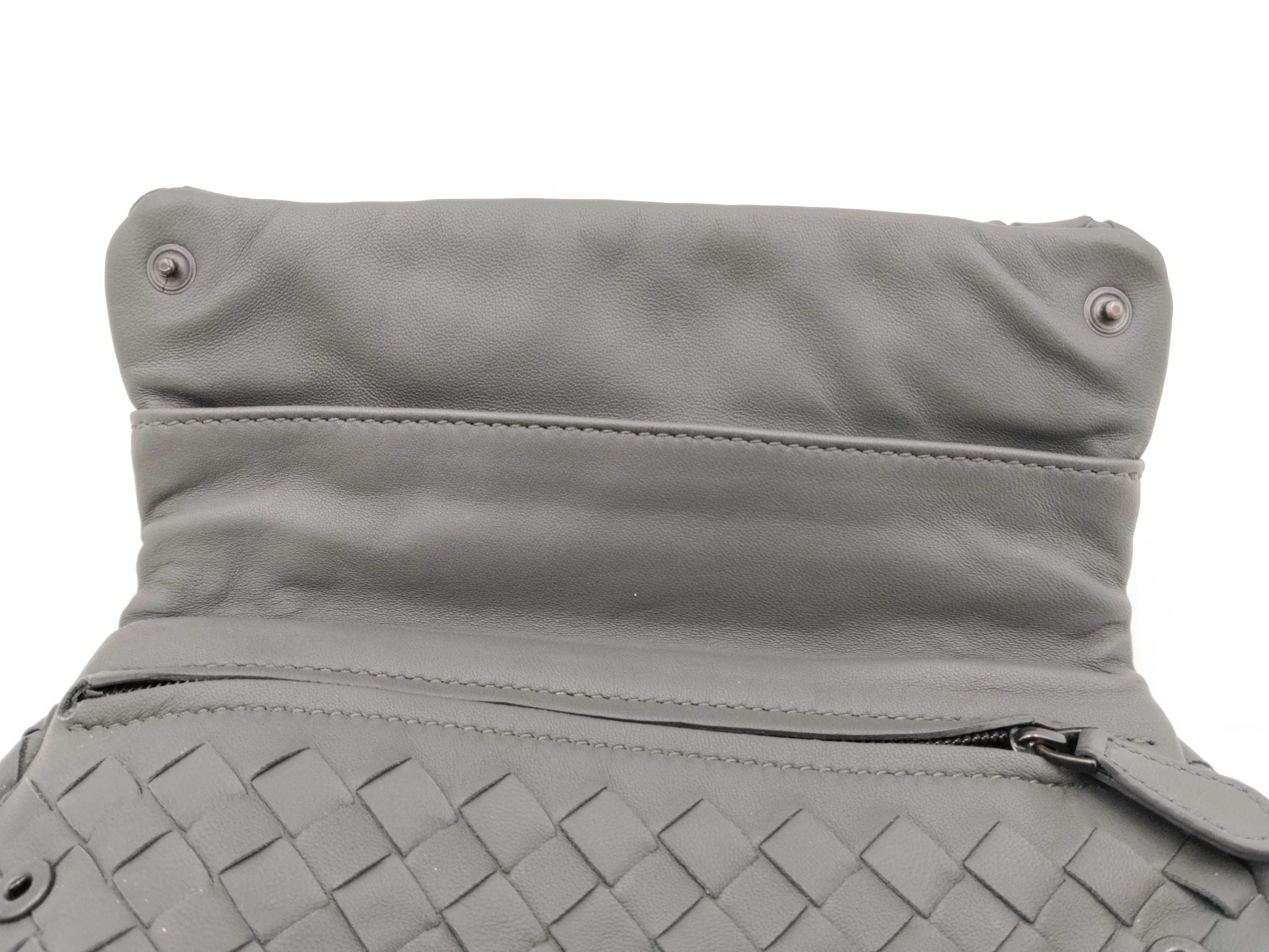 Intrecciato ID- Olimpia 19 Leather Grey Crossbody SHW B07870439X Shoulder Bag — view 8