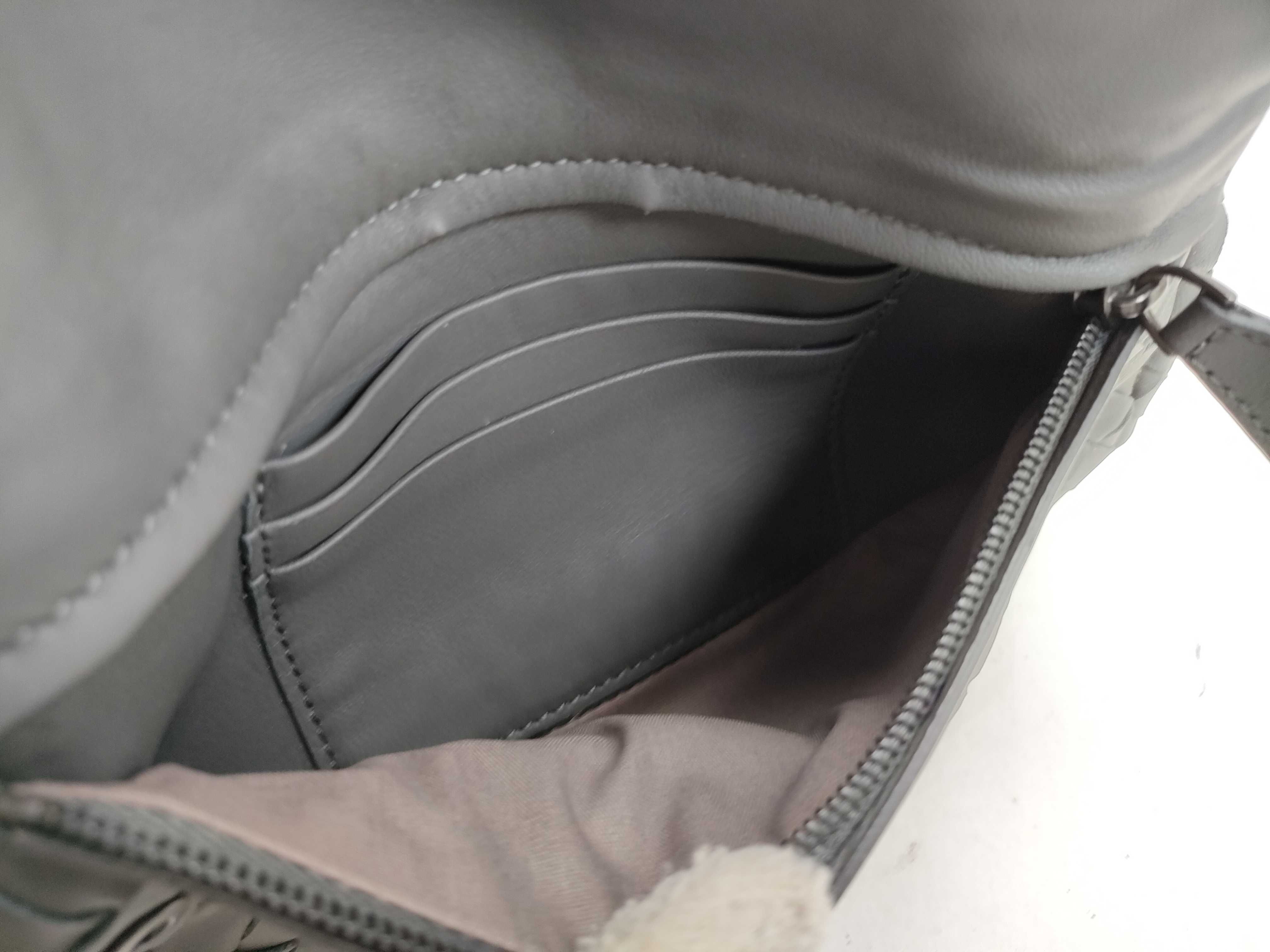 Intrecciato ID- Olimpia 19 Leather Grey Crossbody SHW B07870439X Shoulder Bag — view 9