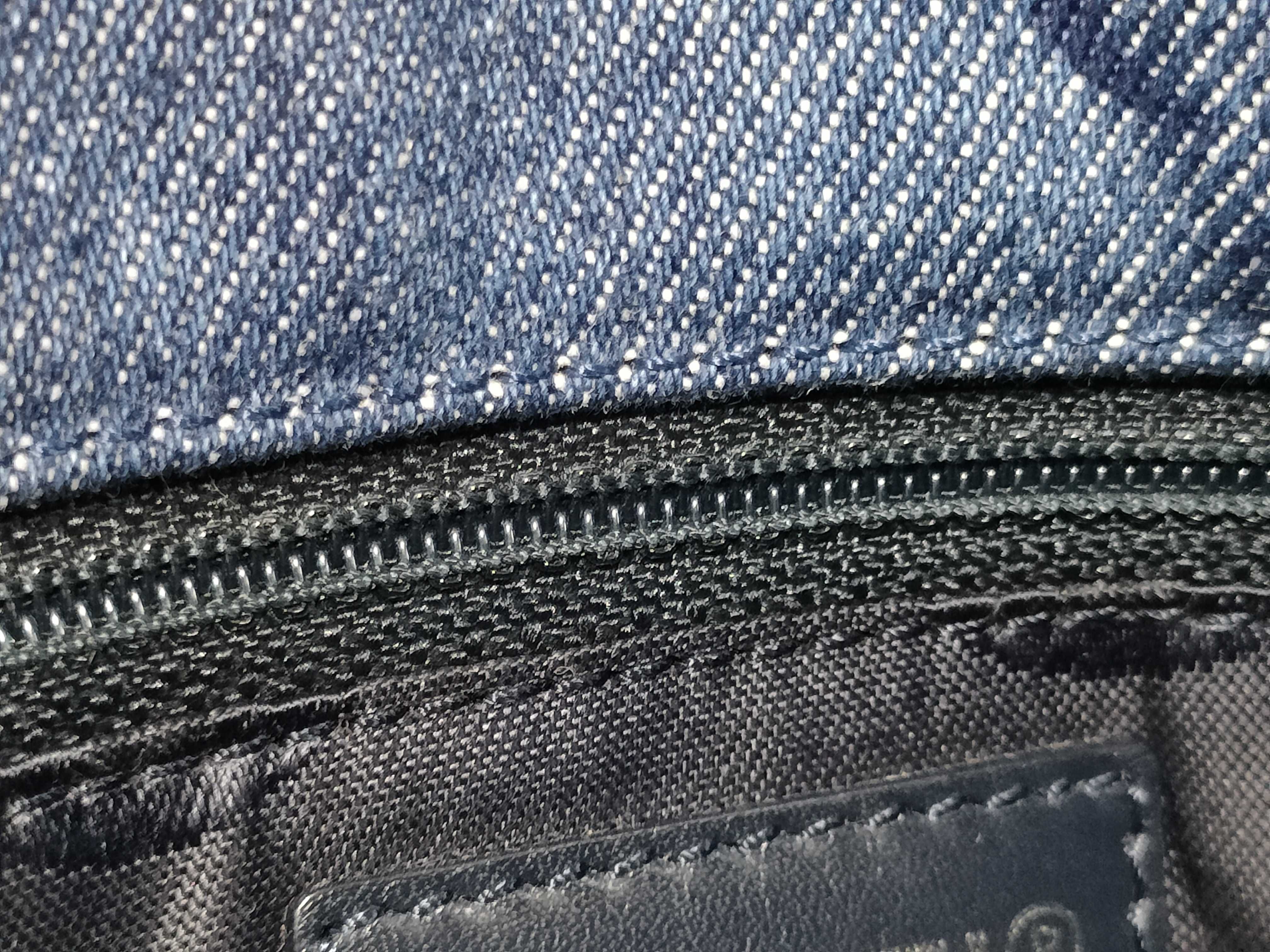 Denim Coco Mark Clutch Bag (Serial Number 7) — view 11