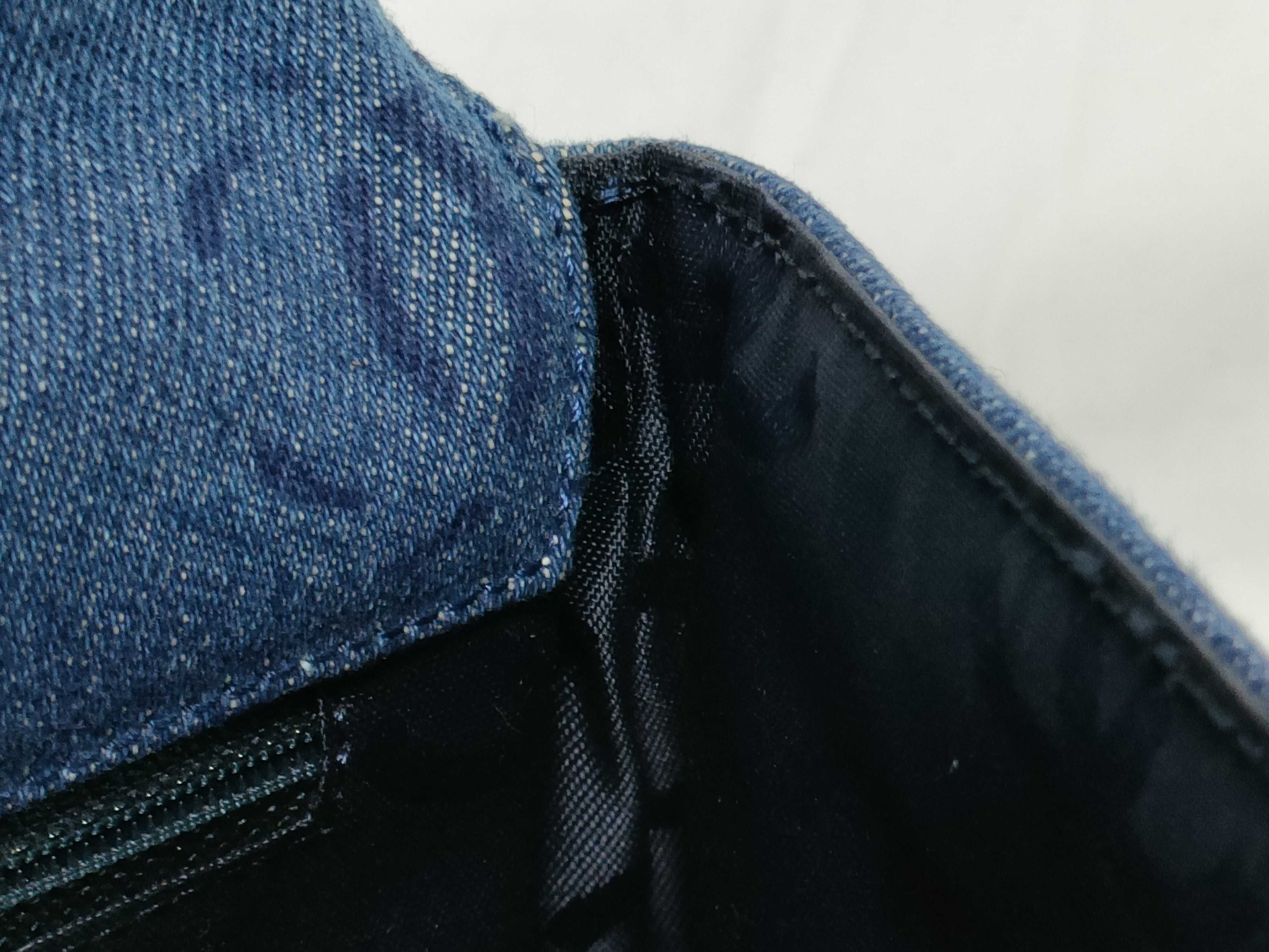 Denim Coco Mark Clutch Bag (Serial Number 7) — view 9