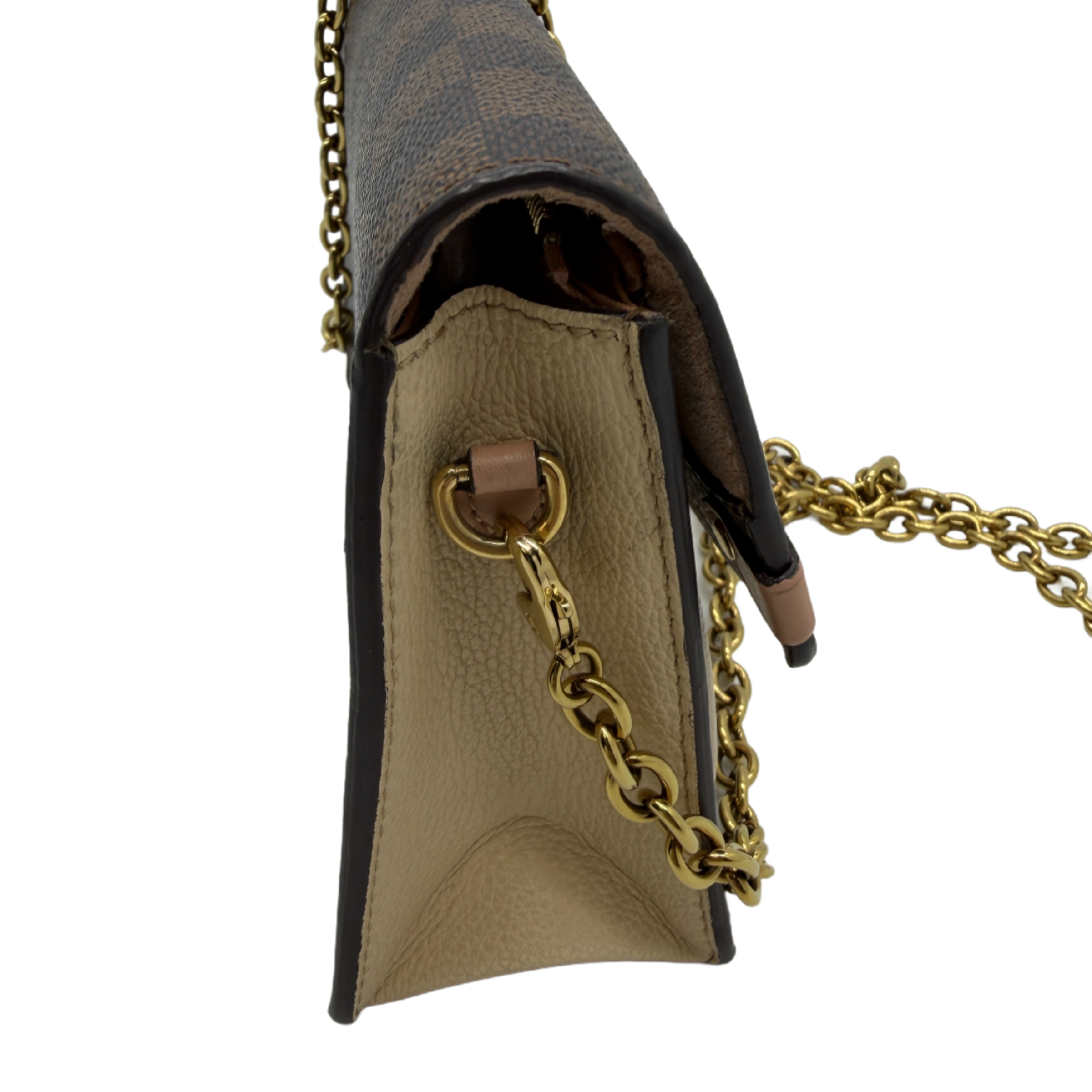 Damier Portefeuille Vavin Chain Shoulder Bag — view 3