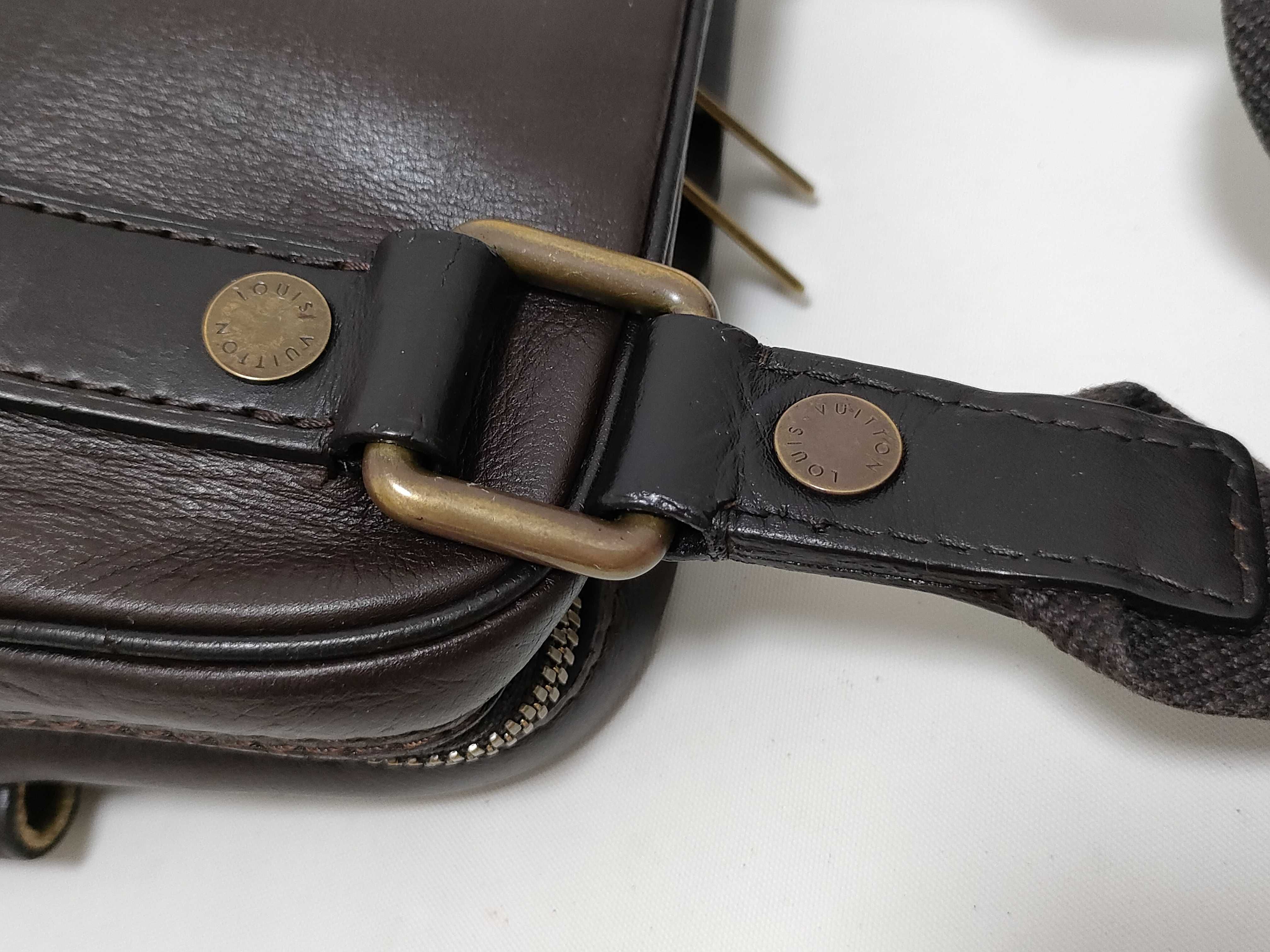 Utah Louis Vuitton Utah Cafe Leather Shoulder Bag Serial Shoulder Bag — view 5
