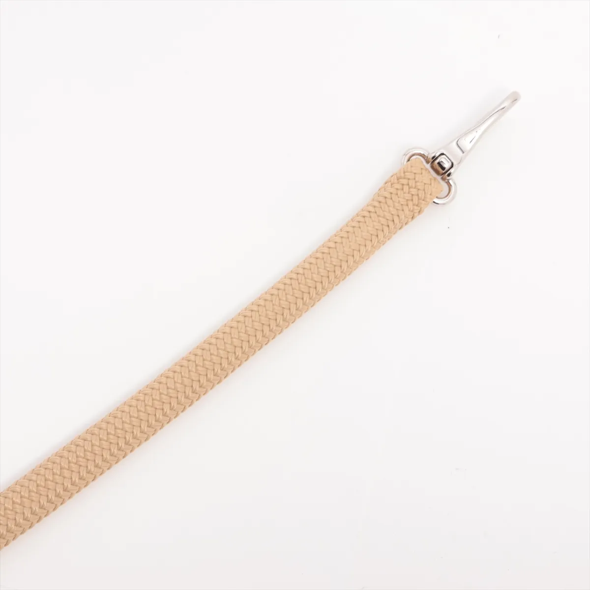 Rope Belt Fabric x Metal Beige Thread Fuzzing — view 2