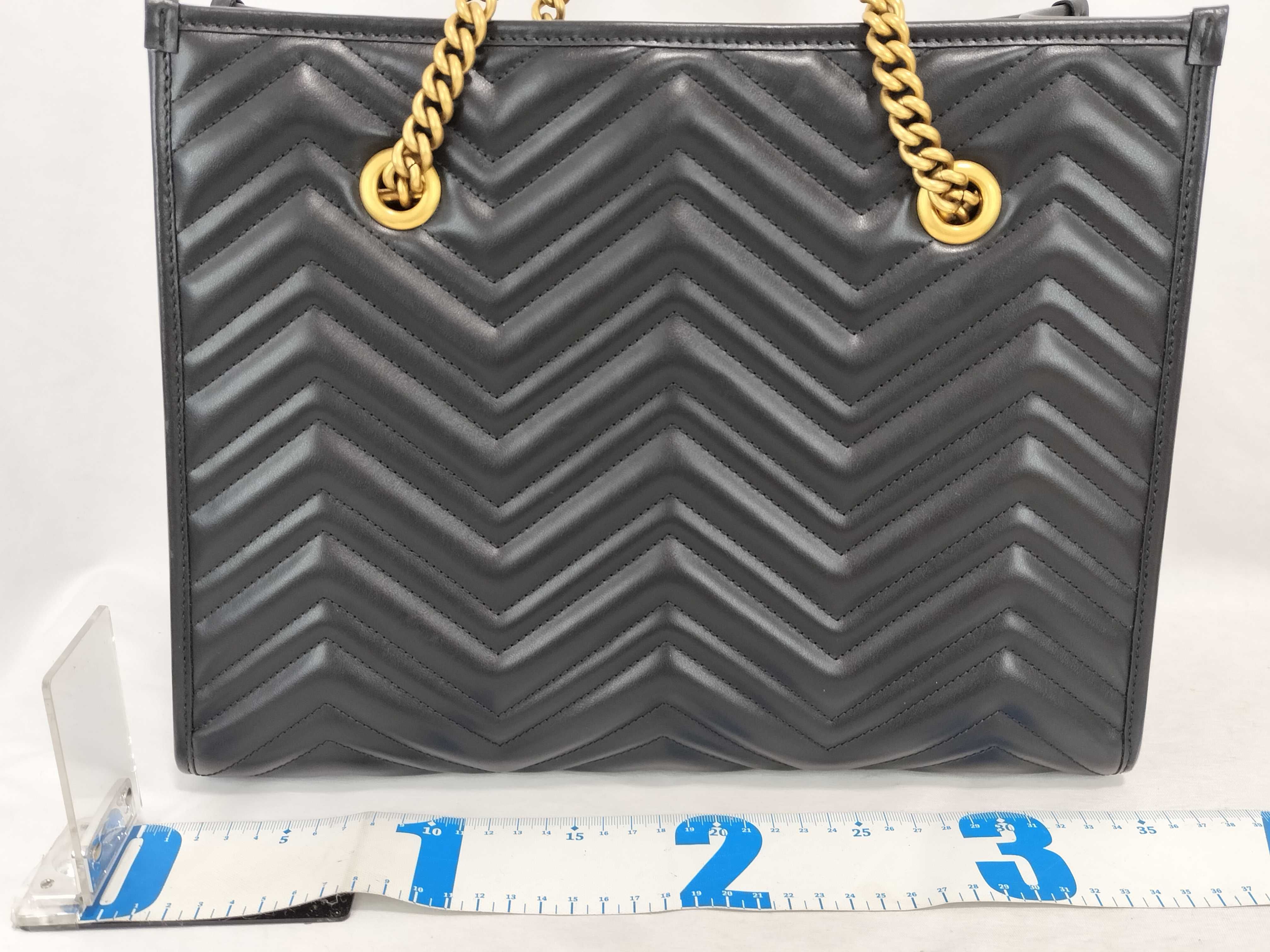 GG Marmont Leather Tote Bag — view 2