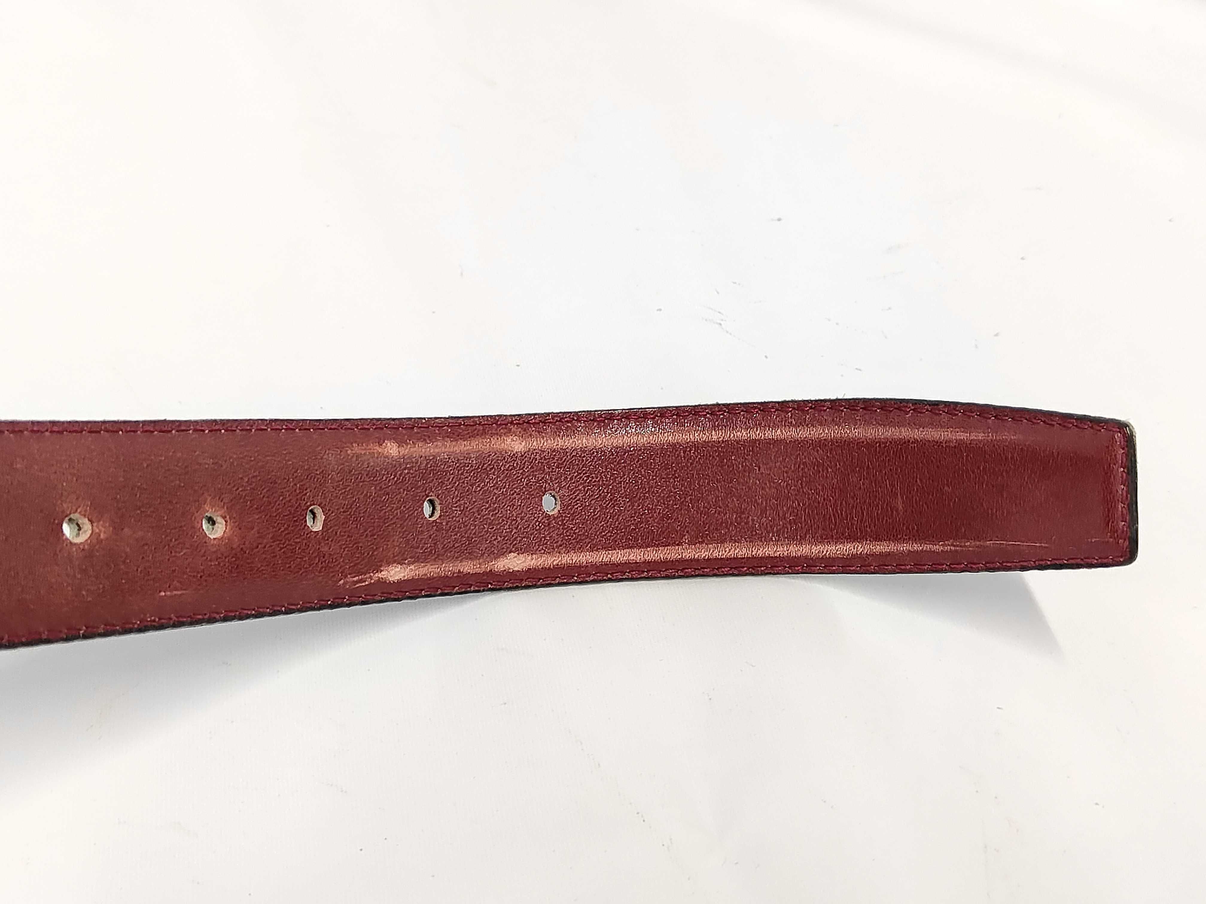 leather belt with carriage hardware. — view 5