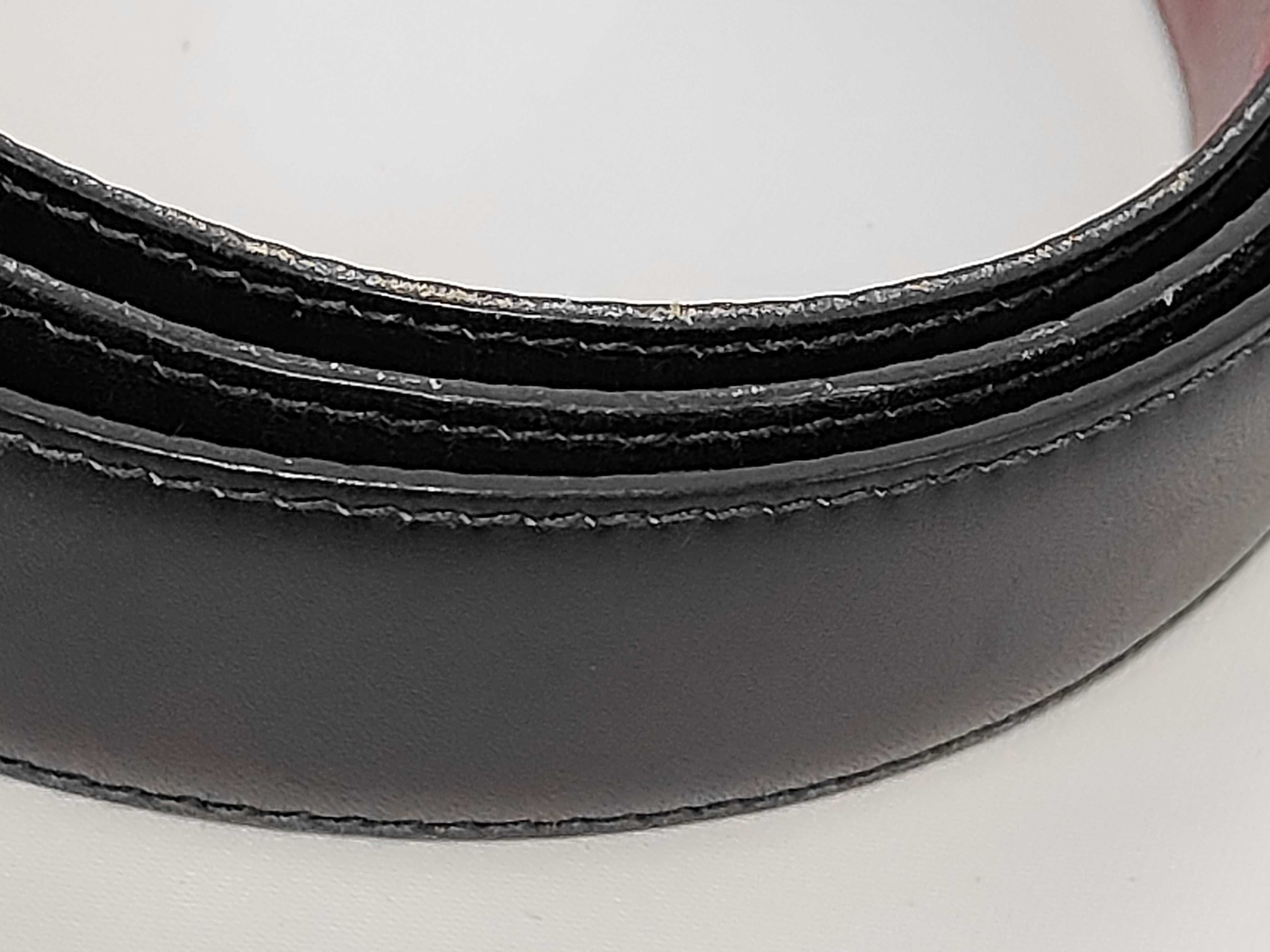 leather belt with carriage hardware. — view 7