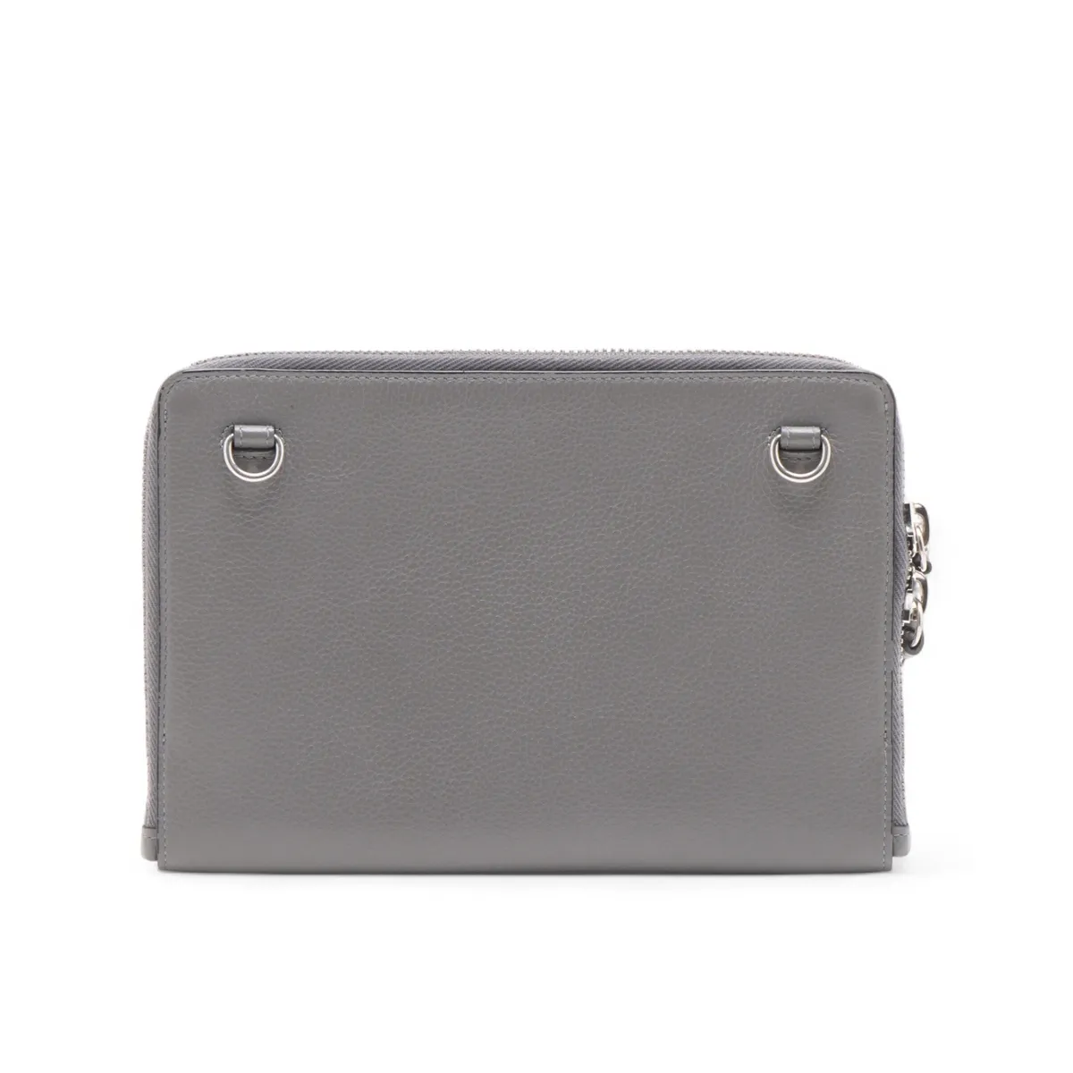 Neo Classic Leather Shoulder Bag, Gray, 644482 — view 2