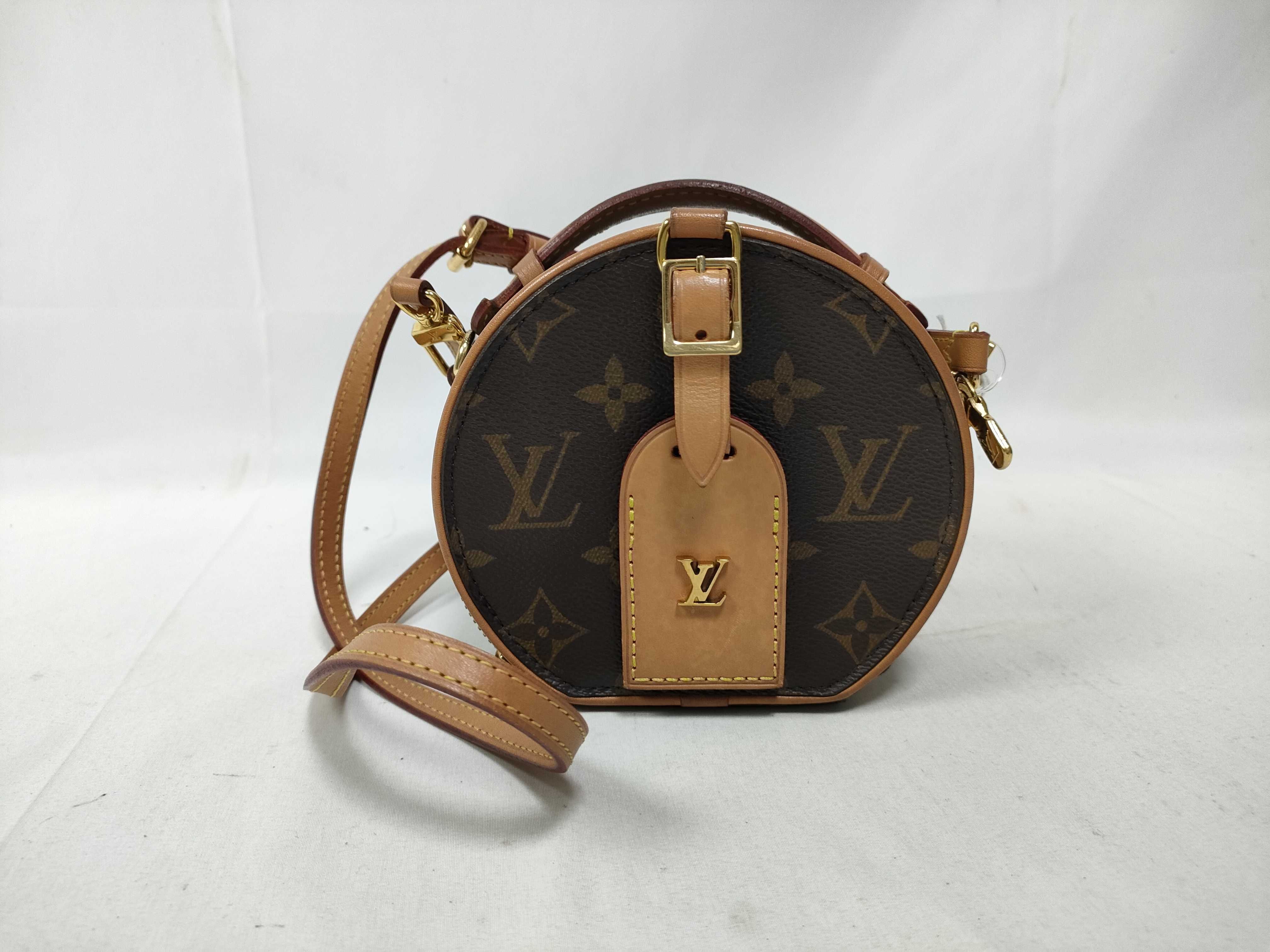 Monogram M44699 Monogram Mini Boite Chapeau Shoulder Bag Handbag