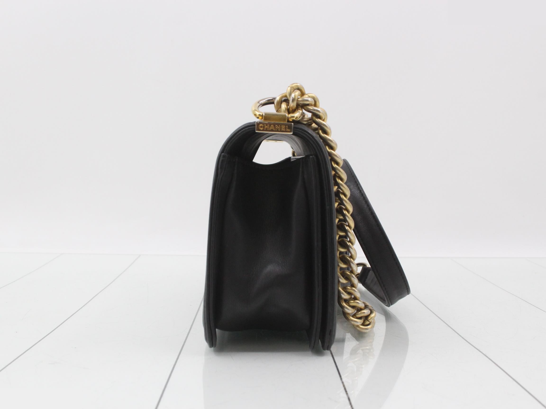 Boy Chanel Chain Shoulder Bag — view 4