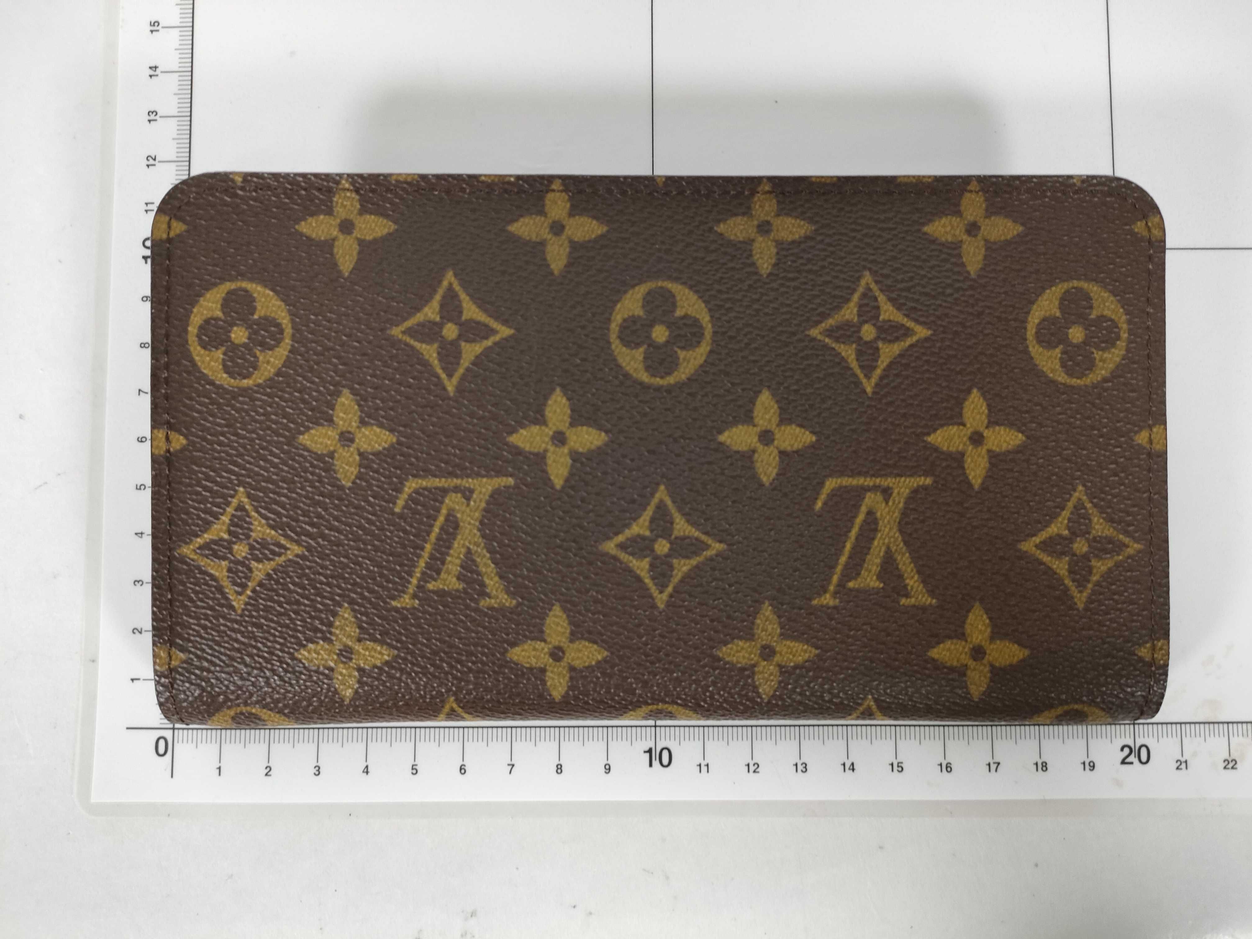 Monogram Portemonnaie Zip Wallet M61727 Brown Round Zip Wallet — view 2